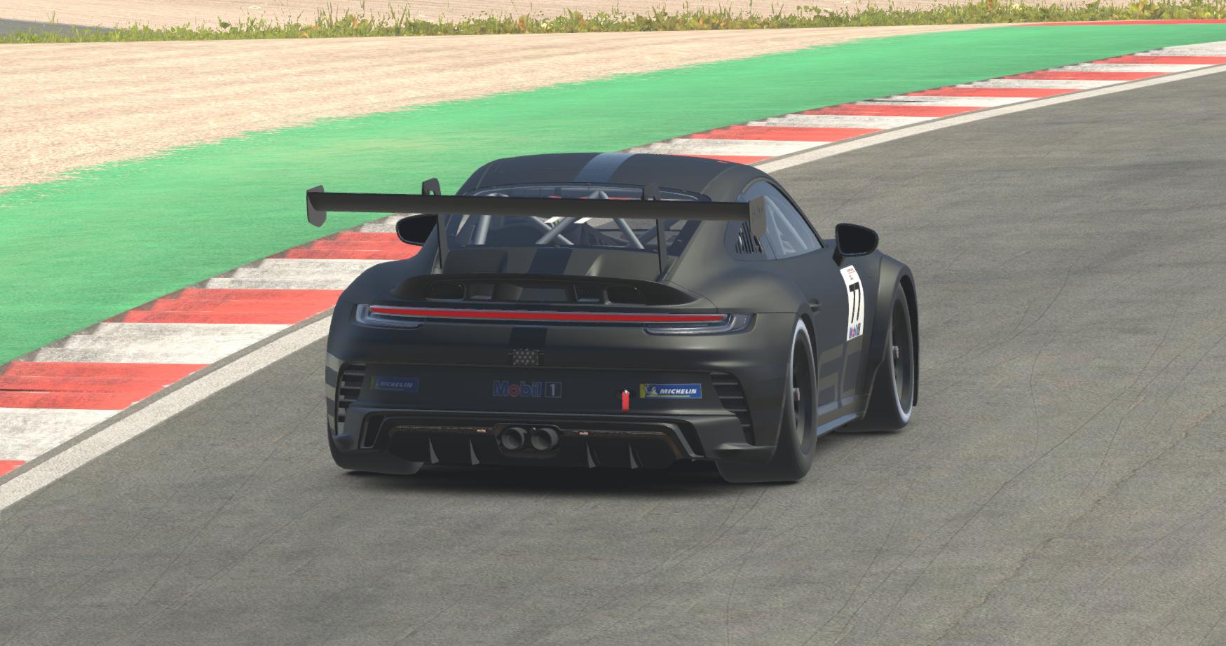 Preview of GT3 992 - All Black -  Black matte & black gloss details by Rafa C.