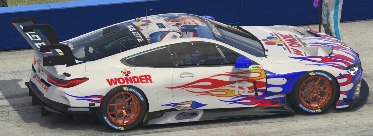 Preview of Wonder Bread Ricky Bobby Talladega Nights BMW M8 GTE by Todd Schwarz