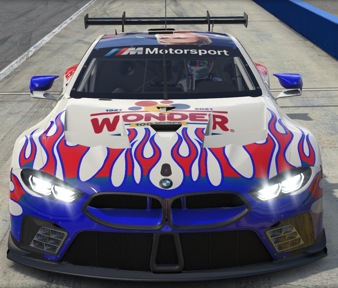 Preview of Wonder Bread Ricky Bobby Talladega Nights BMW M8 GTE by Todd Schwarz