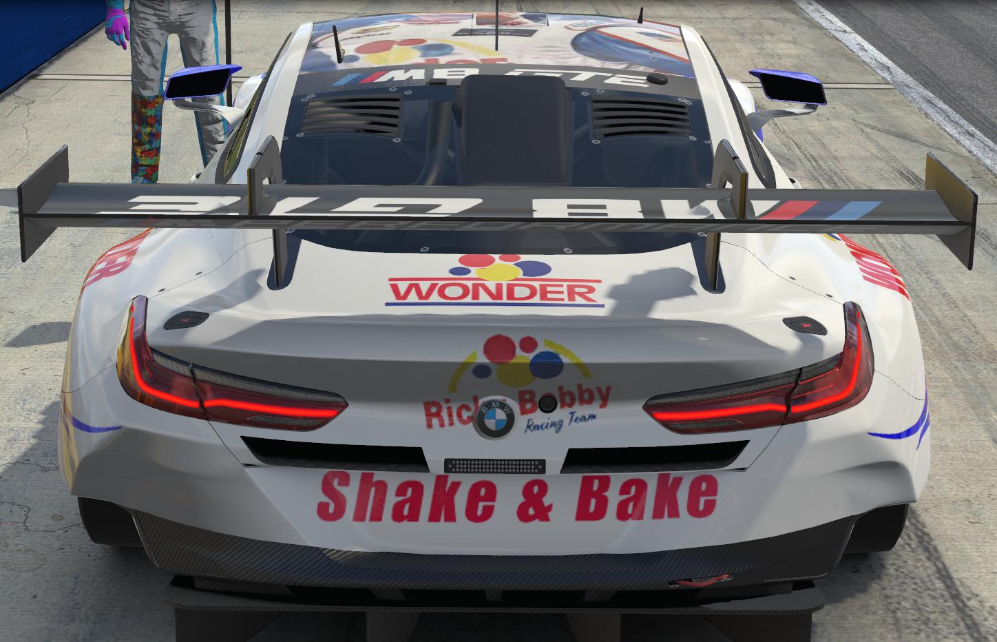 Preview of Wonder Bread Ricky Bobby Talladega Nights BMW M8 GTE by Todd Schwarz