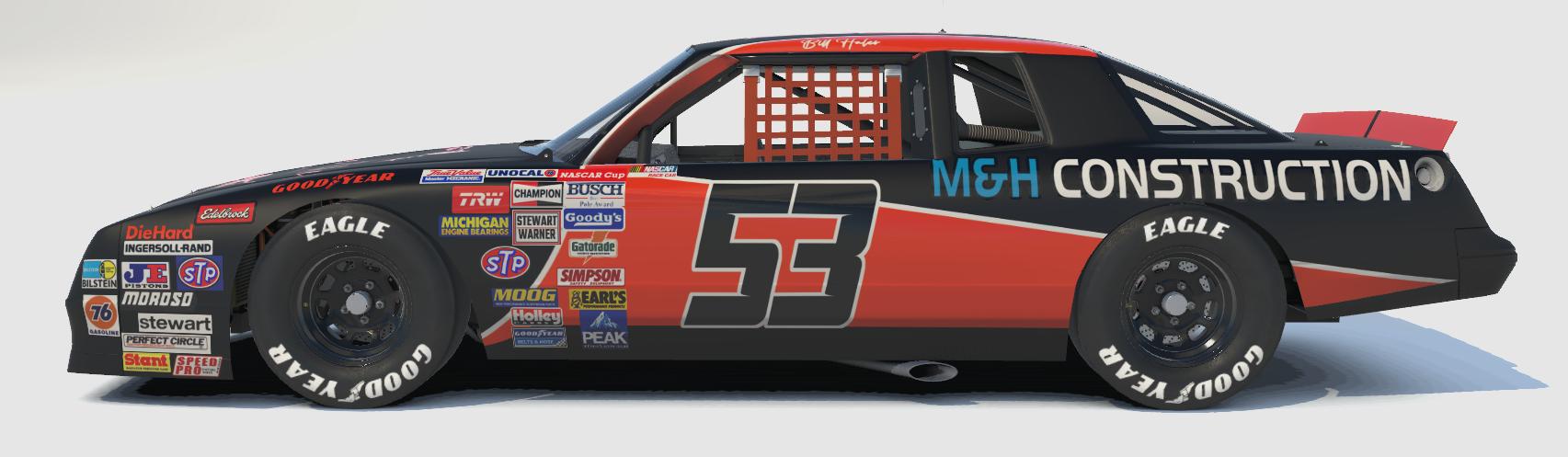 Preview of Bill Hales Orange and Black 87 Monte Carlo by Steven Ayers Jr