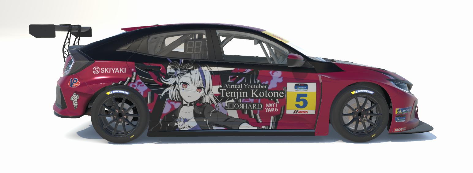 Preview of Tenjin Kotone - Honda Civic Type R [Itasha] by Mitchell Hooi