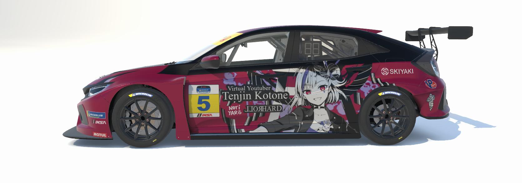 Preview of Tenjin Kotone - Honda Civic Type R [Itasha] by Mitchell Hooi