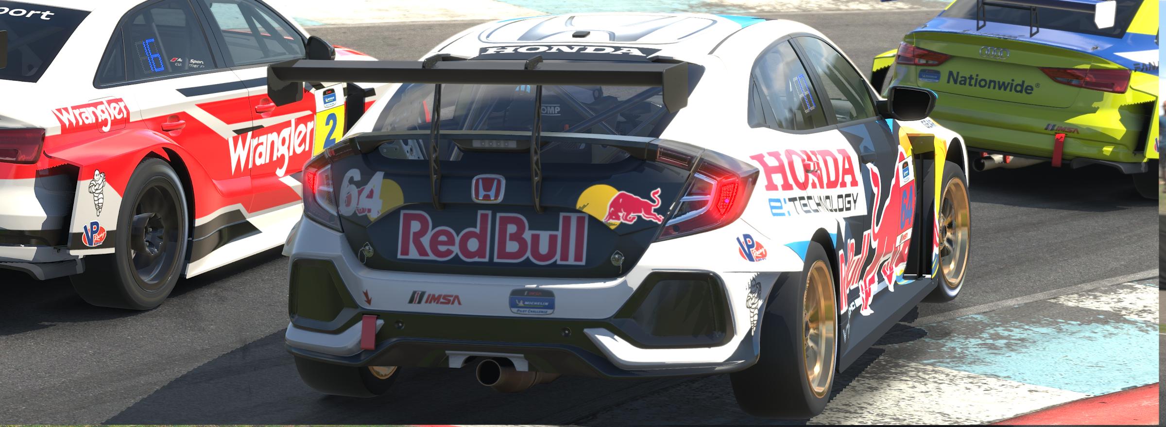 Preview of Red Bull 2020 RBHRT Honda Civic Type R by James A. F.