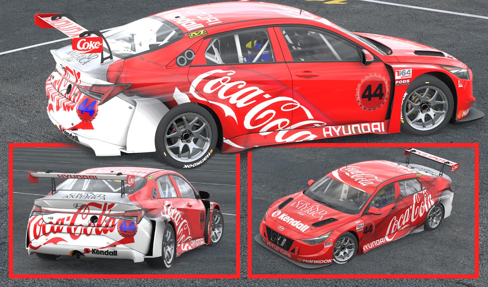 Preview of Hyundai Elantra TCR Coca Cola by Clyde Coman