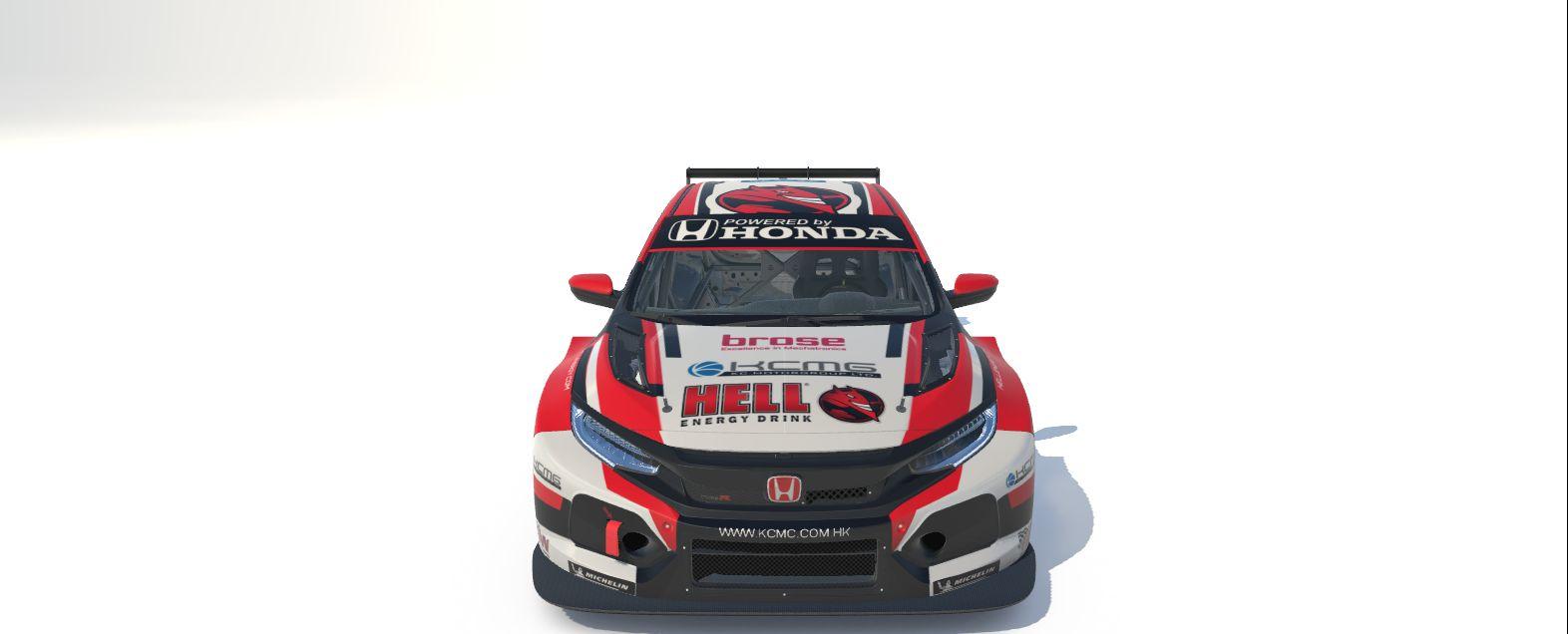 KCMG Hell Energy WTCR Honda Civic Type R by Stephane Parent