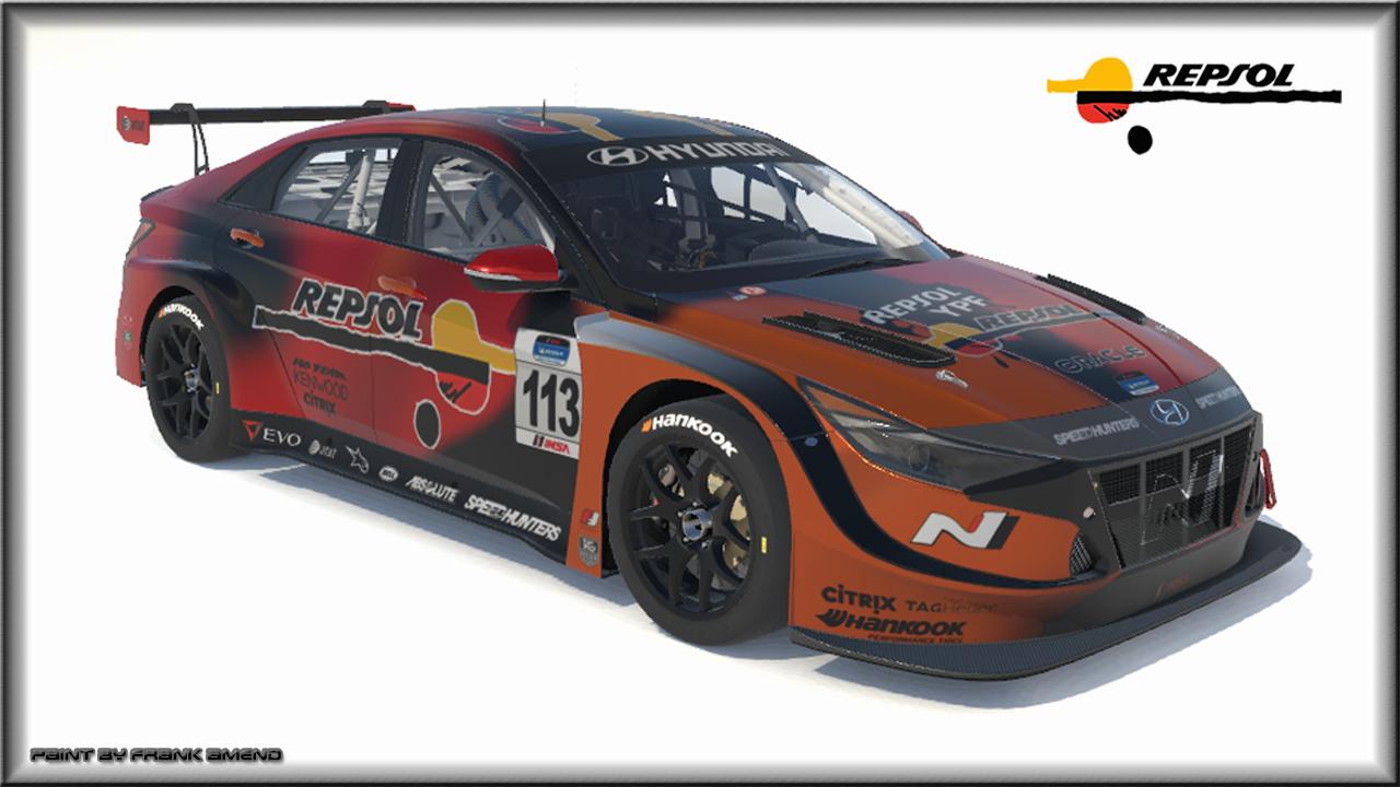 Preview of Hyundai Elantra N TC Repsol Black by Frank Amend