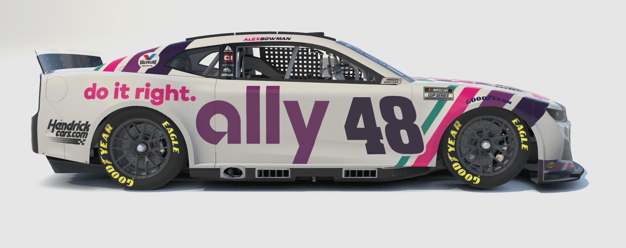 Preview of 2022 Alex Bowman Ally Bank Camaro No Num by Brantley Roden
