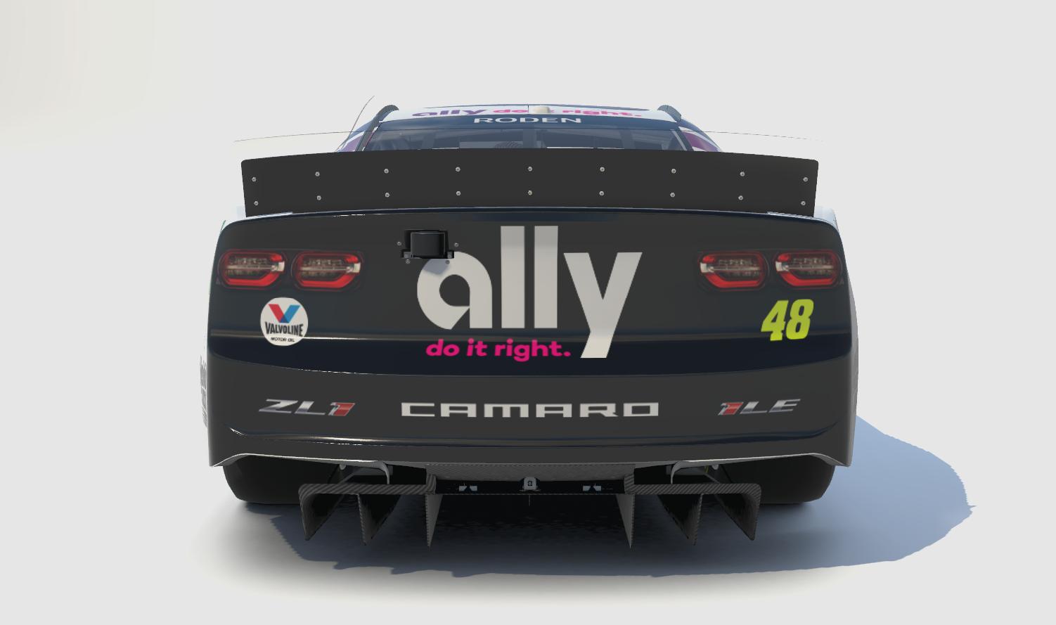 Preview of 2022 Alex Bowman Ally Bank Camaro No Num by Brantley Roden