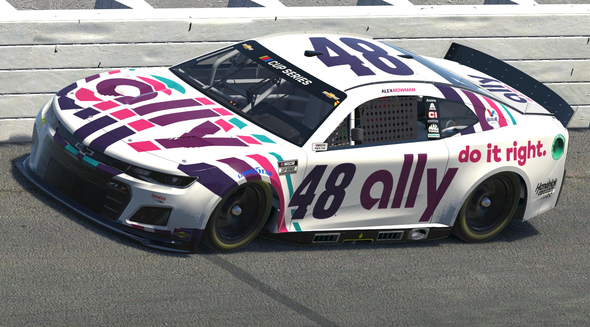 Preview of Alex Bowman 2022 ally 2022 Chevrolet Camaro ZL1 Gen 7 by Nicholas Doucette