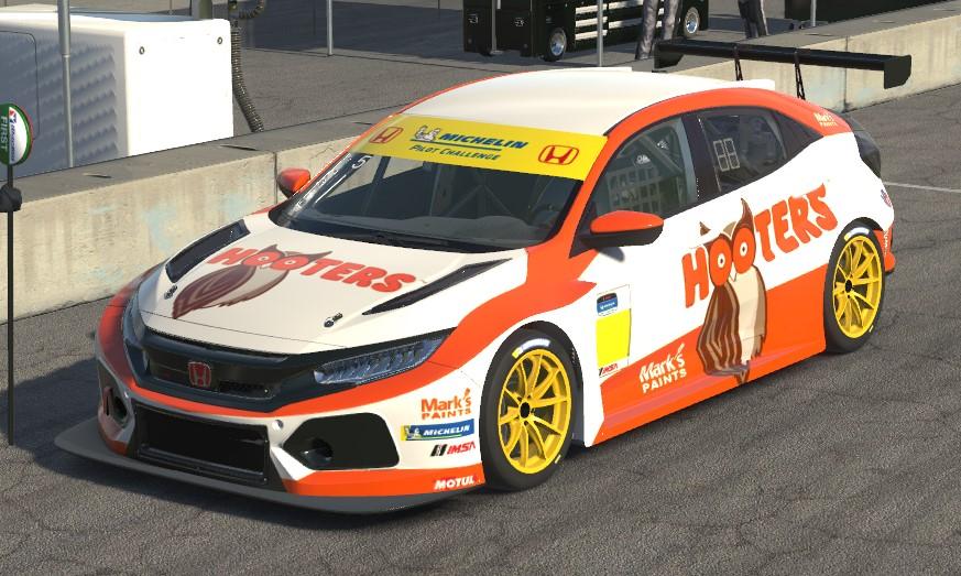 Preview of Hooters Honda Civic Type R by Mark B.