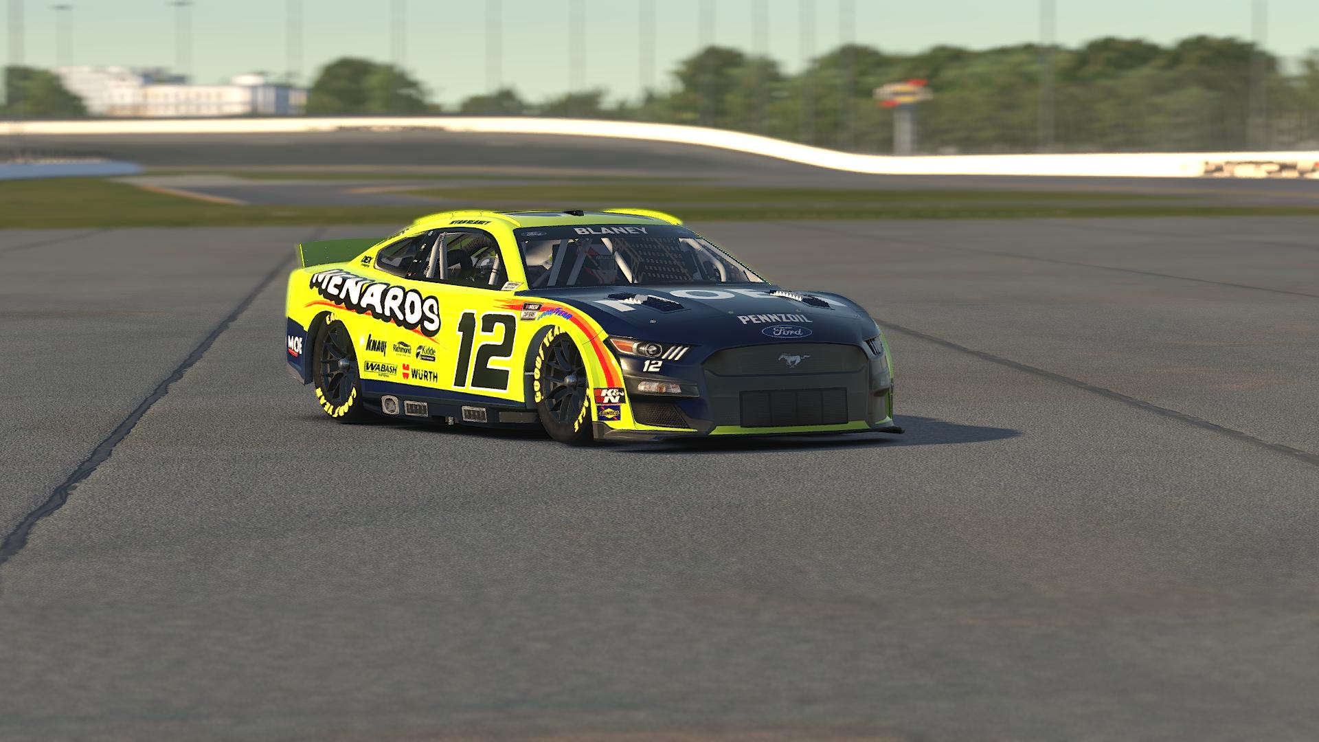 Preview of Ryan Blaney Menards/Moen #12 Ford Mustang by Joe Sanchez