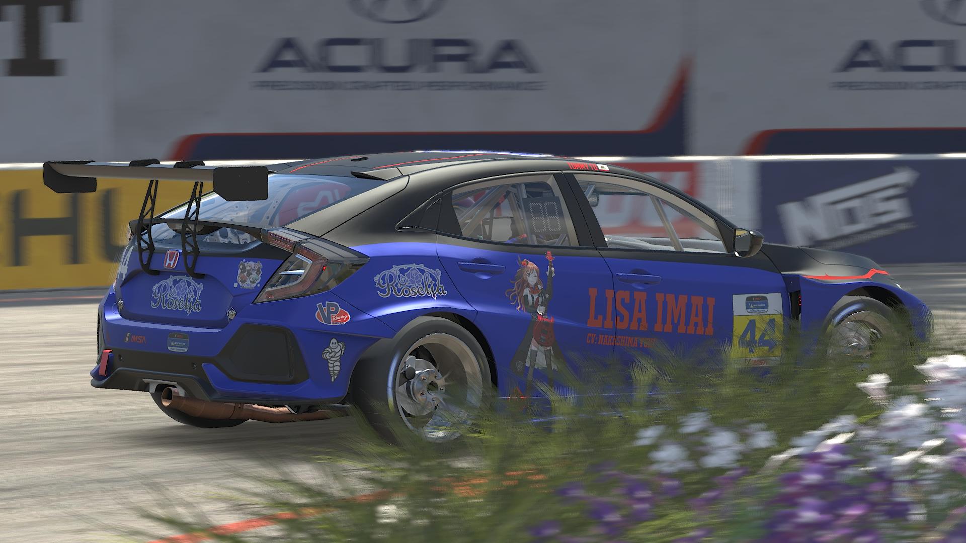 Preview of Lisa Imai Roselia BanG Dream Honda Civic Type R by Tommy T.