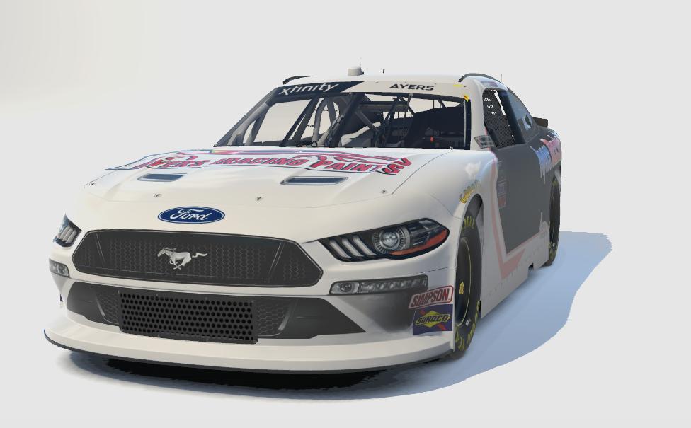 Preview of Connor Truman Ayers Iracing Paints Xfinity Mustang by Steven Ayers Jr