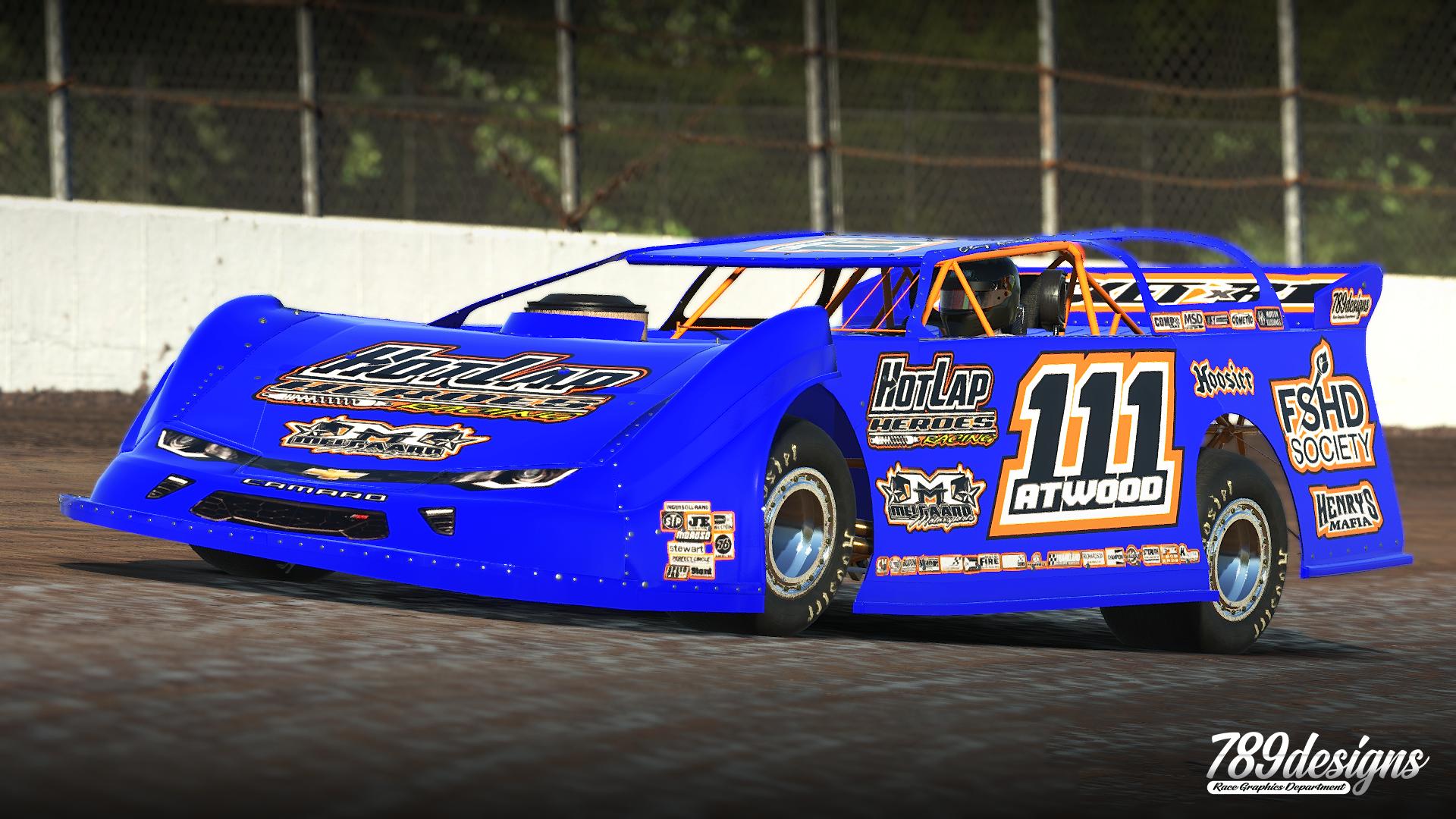 Preview of Clay Atwood BLUE Dirt Late Model by Garrett Marshall