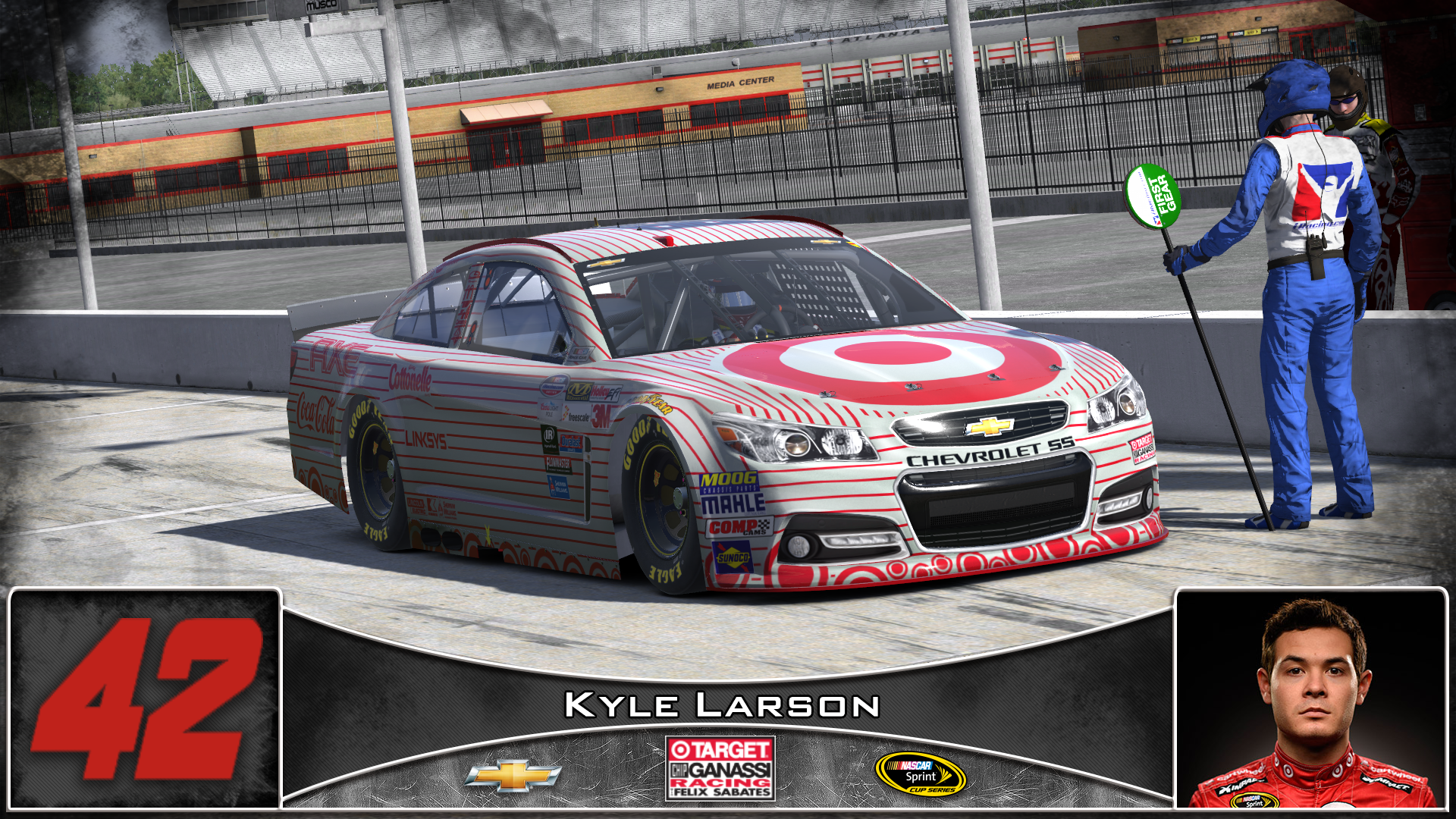 Preview of #42 Kyle Larson Plaid 2015 by Udo Washeim