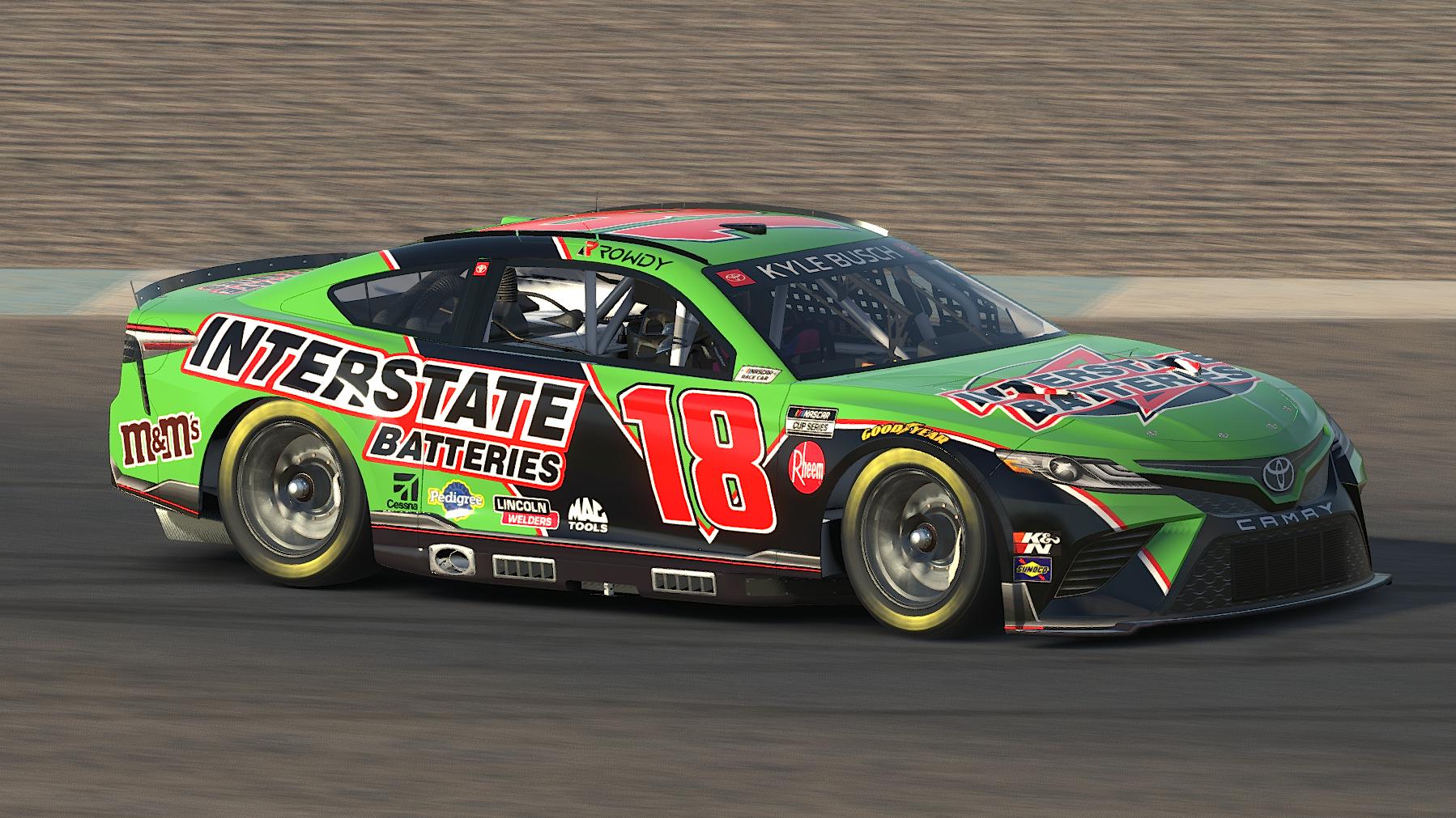 Preview of Interstate Batteries Throwback Concept Sim Stamp/No Number by Blaine Sparling