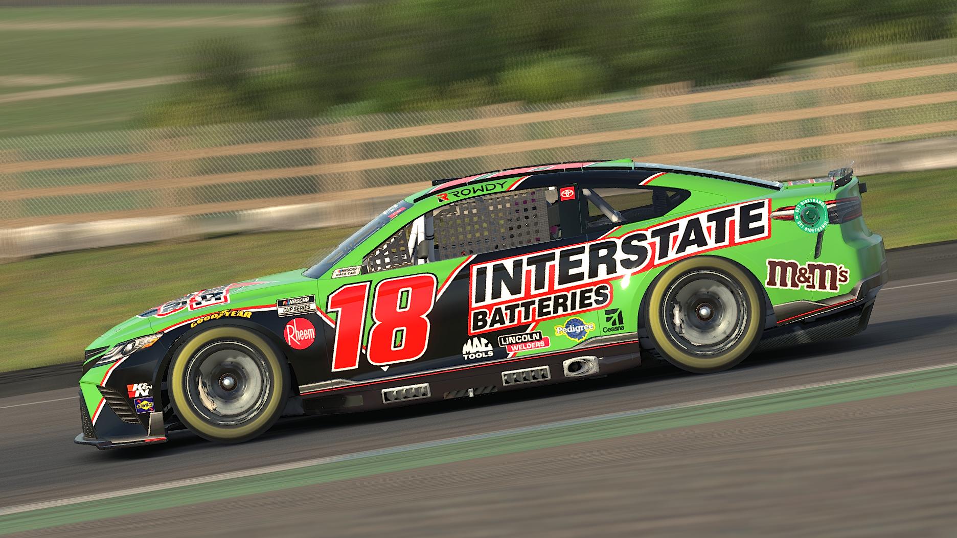 Preview of Interstate Batteries Throwback Concept Sim Stamp/No Number by Blaine Sparling