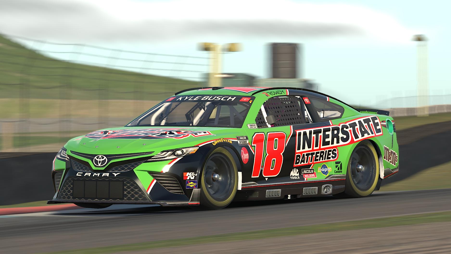 Preview of Interstate Batteries Throwback Concept Sim Stamp/No Number by Blaine Sparling