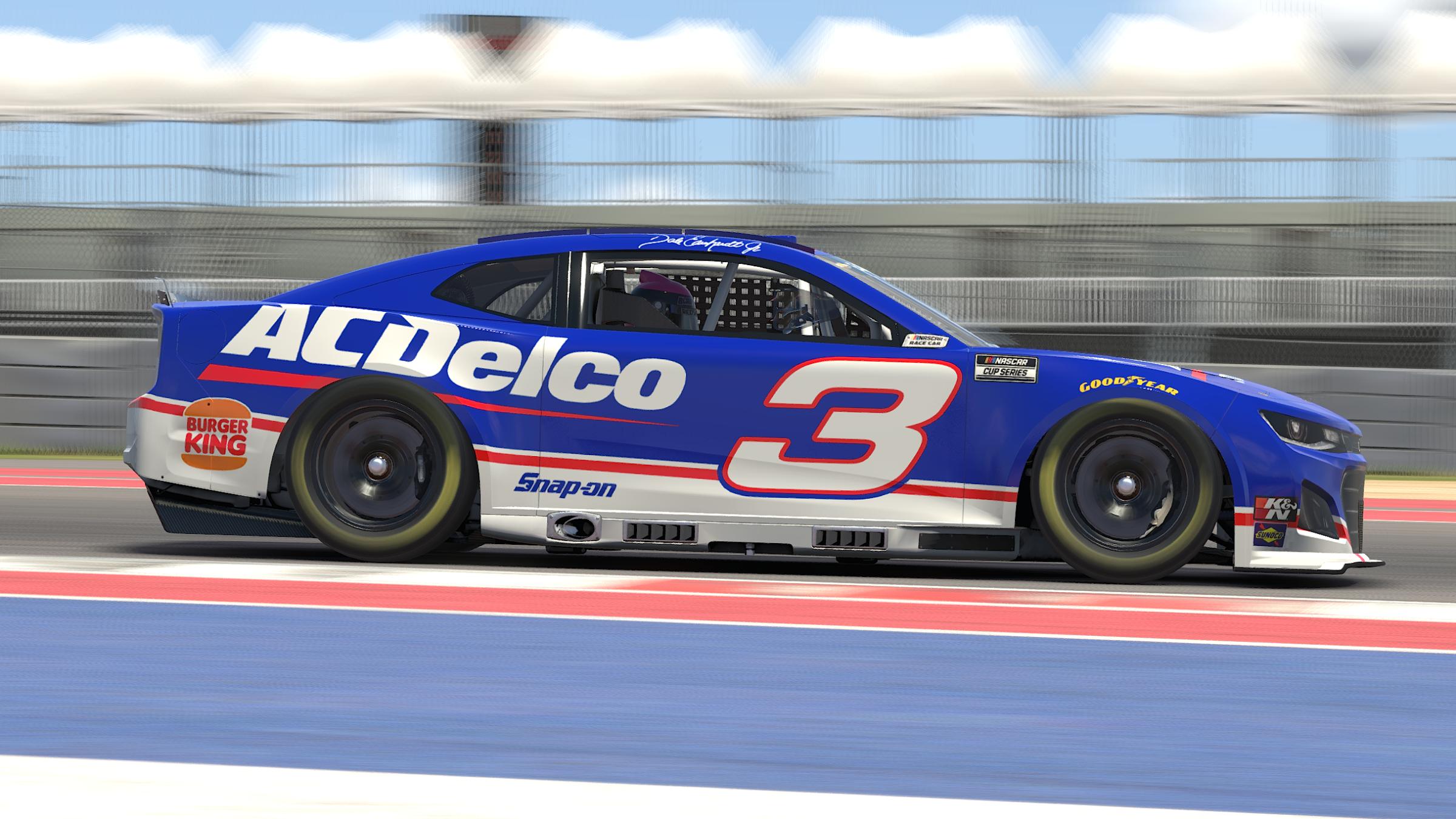 Preview of AC Delco Throwback Dale Jr. Camaro Custom #3 by Blaine Sparling