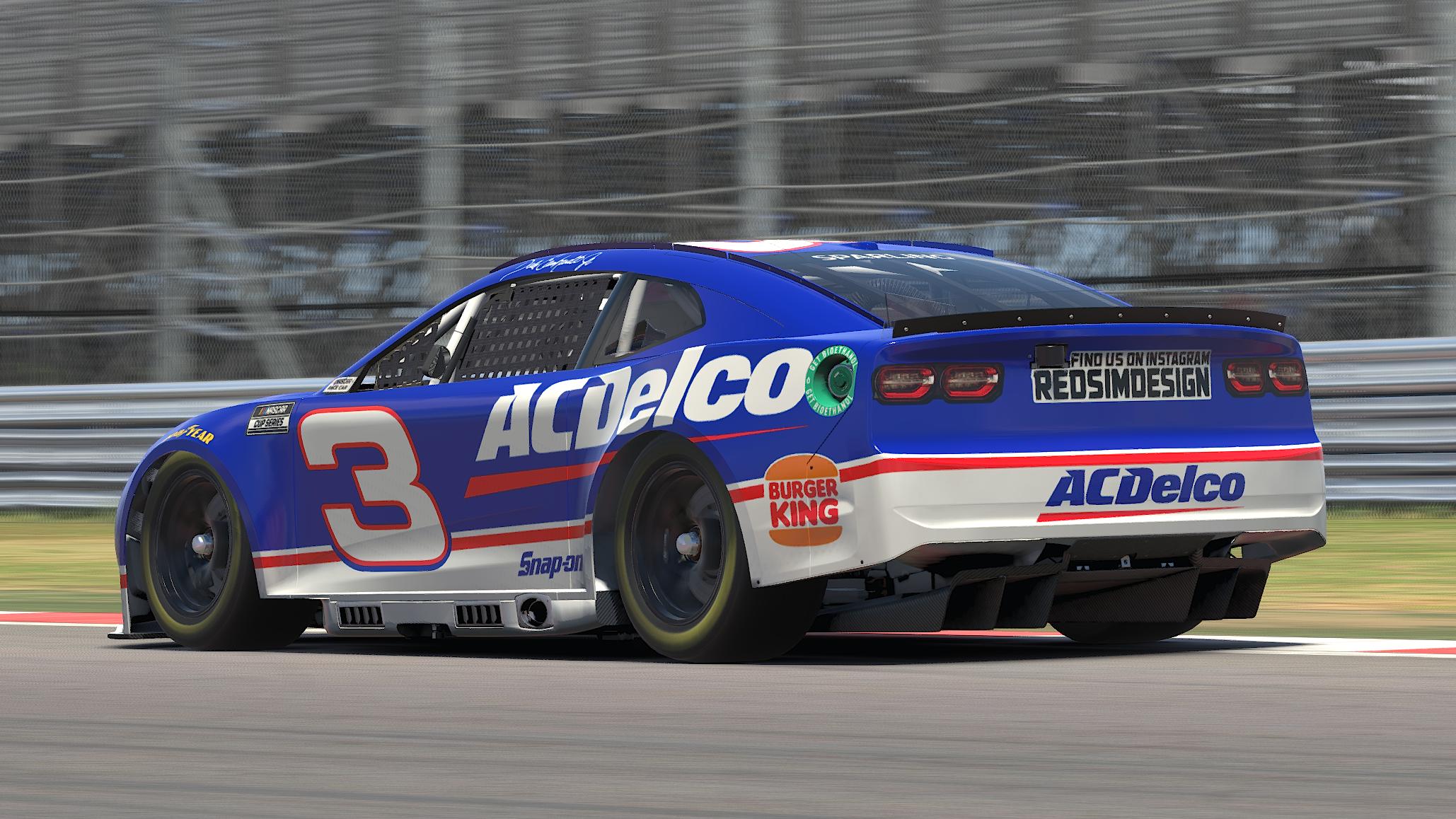 Preview of AC Delco Throwback Dale Jr. Camaro Custom #3 by Blaine Sparling