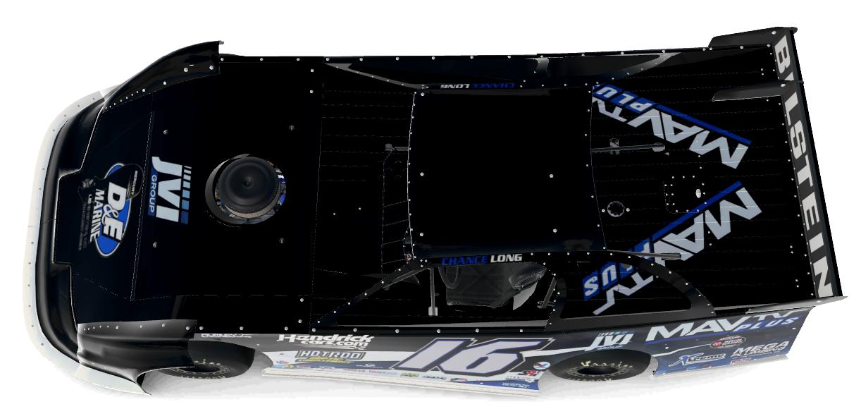 Preview of Chance Long - #16 - Dirt Late Models - Kyle Larson MAV TV PLUS Replica by Kenny Mitchell