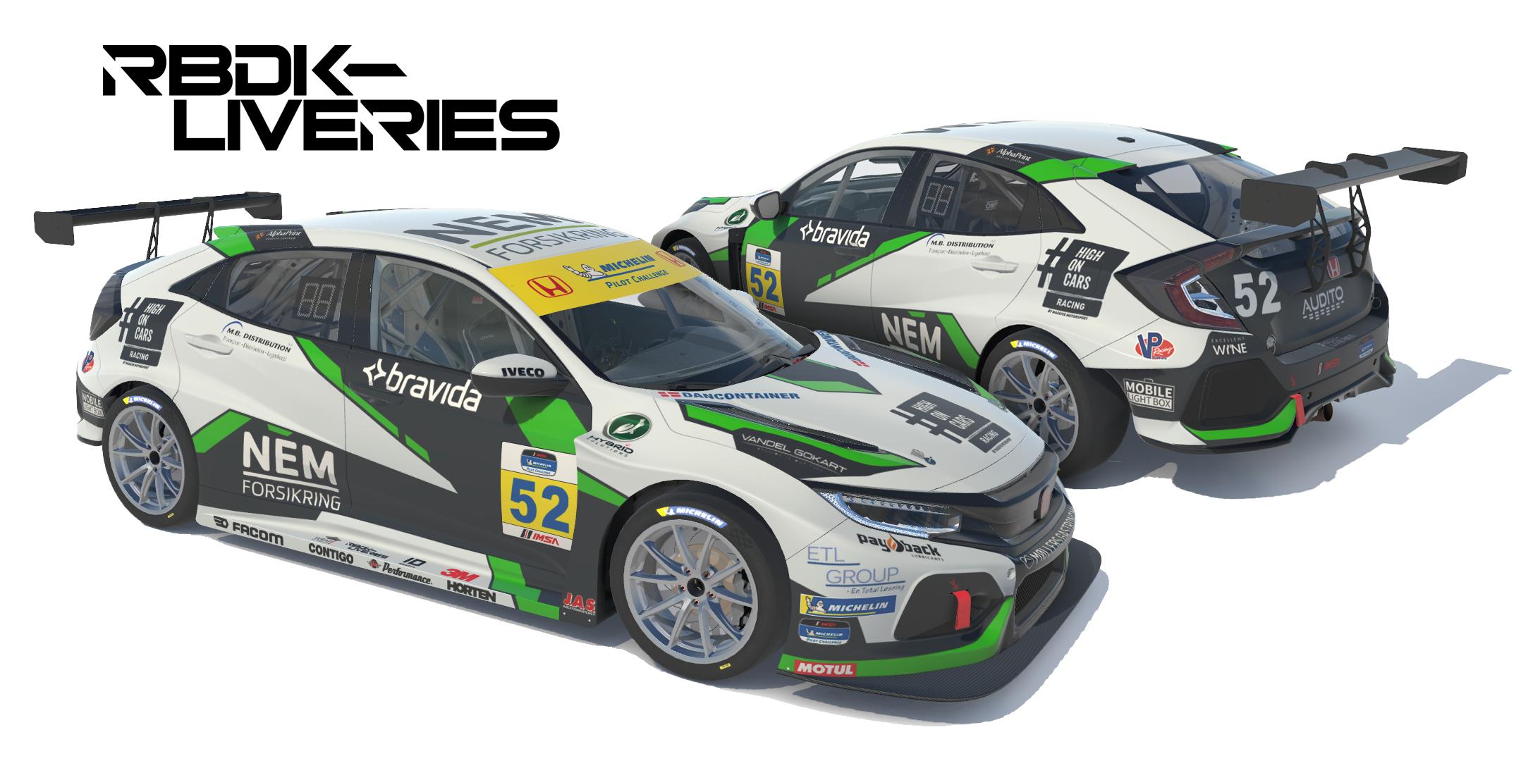 High On Cars Racing Kasper H. Jensen (Danish TCR Series) by