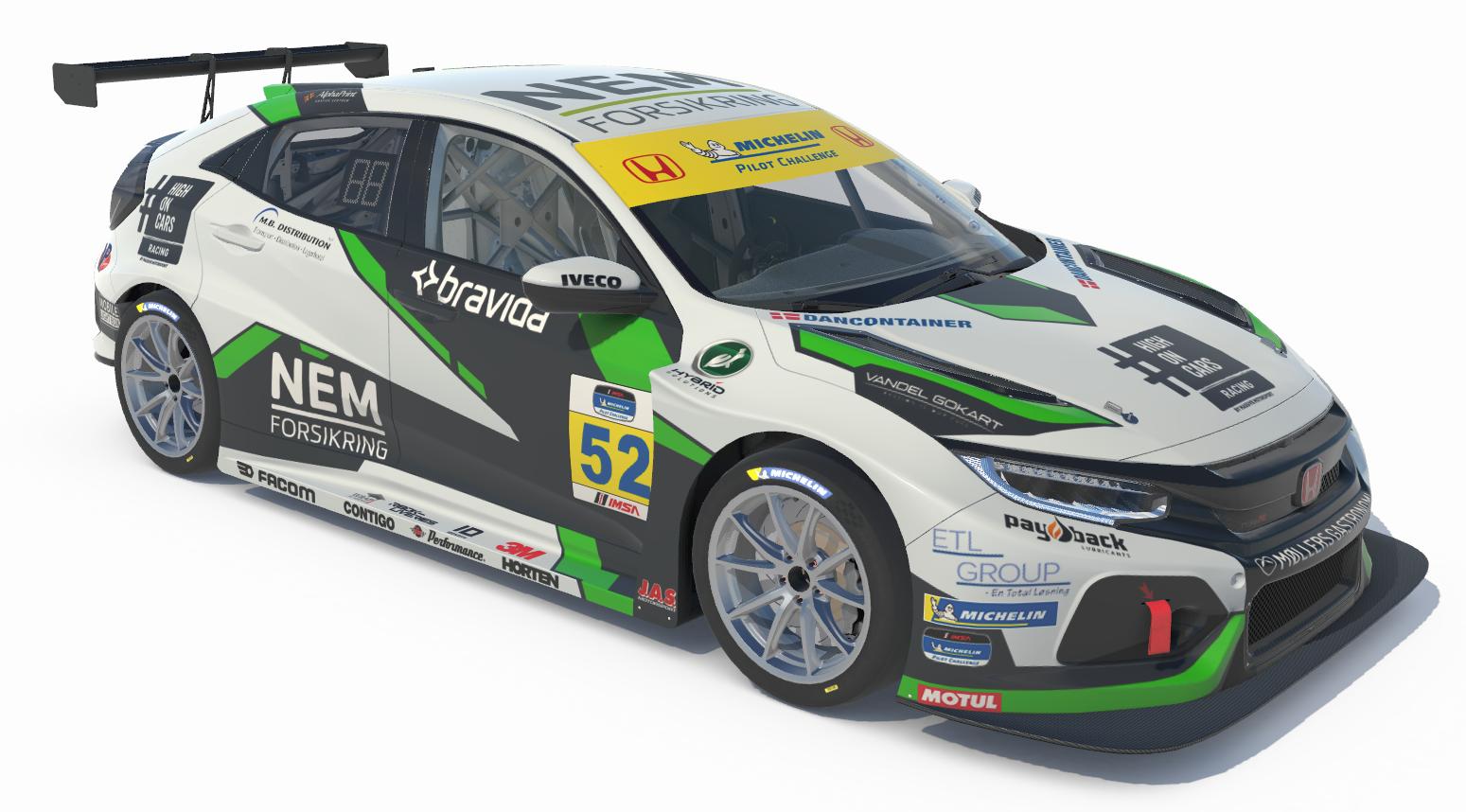 Preview of High On Cars Racing Kasper H. Jensen (Danish TCR Series) by Rolf H.
