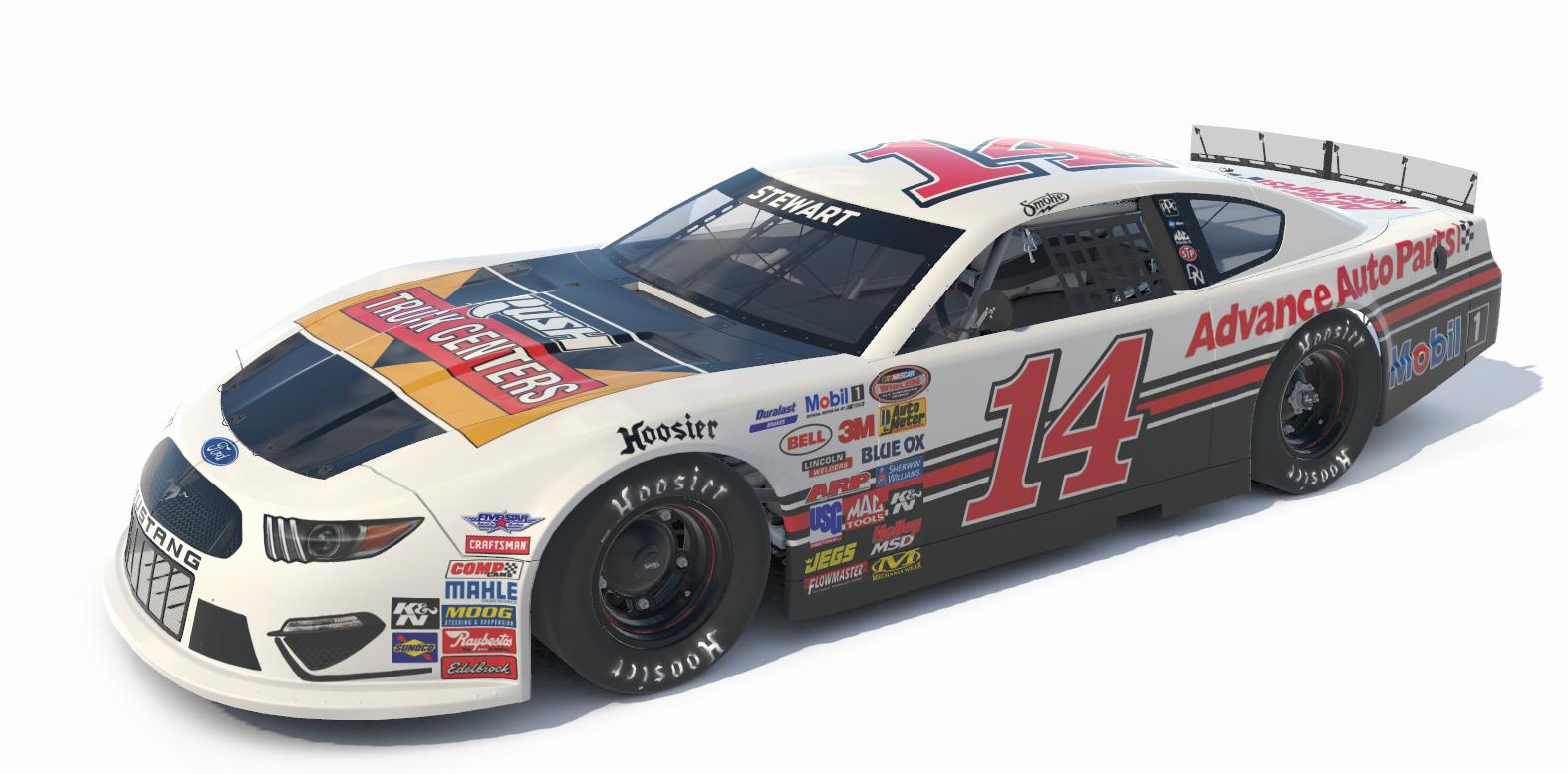 Preview of Tony Stewart Advance Auto Parts/Rush Truck Centers Super Late Model by Harley P.