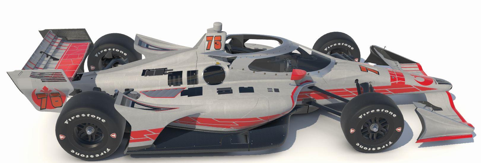 Preview of Dallara IR18 X Wing White Red by Scott Lear
