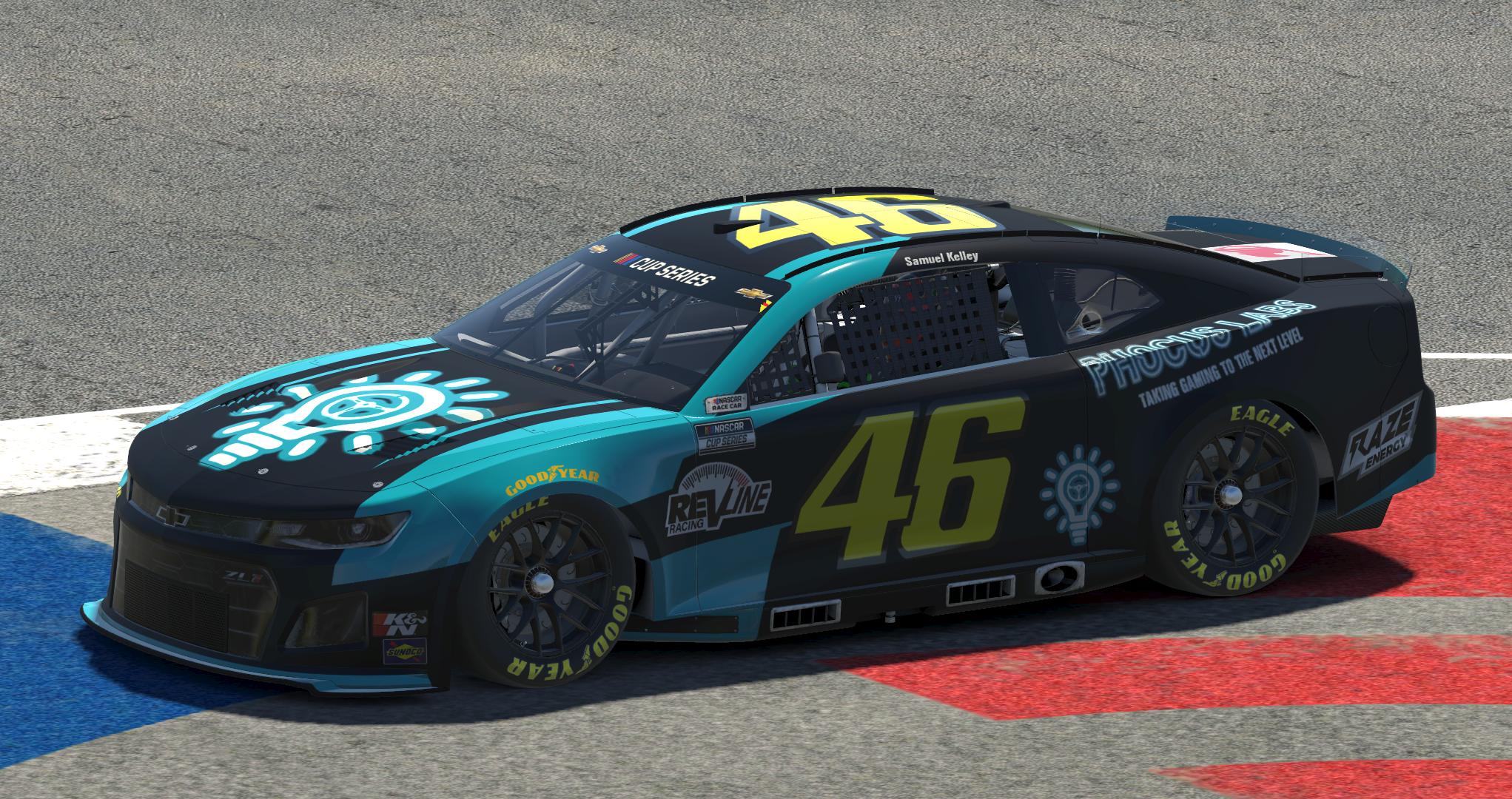 Preview of Samuel Kelley (no #) 2022 Phocus Labs (Valentino Rossi Tribute) 2022 Chevrolet Camaro ZL1 Gen 7 by Nicholas Doucette