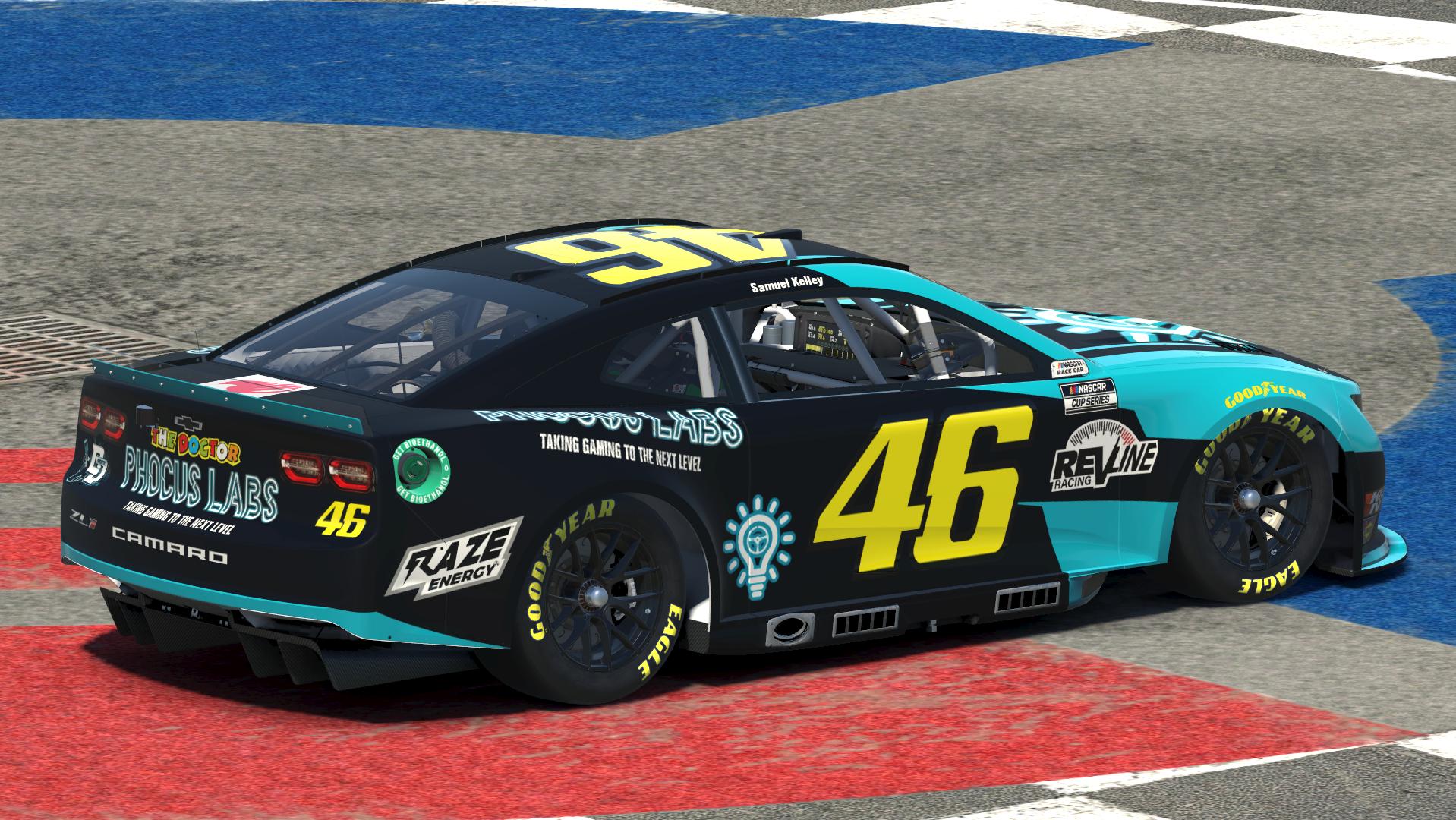 Preview of Samuel Kelley (no #) 2022 Phocus Labs (Valentino Rossi Tribute) 2022 Chevrolet Camaro ZL1 Gen 7 by Nicholas Doucette