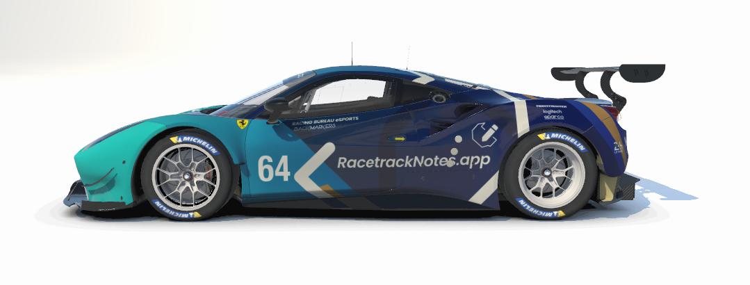 Preview of RacetrackNotes.app official launch livery by Aydincan Ataberk
