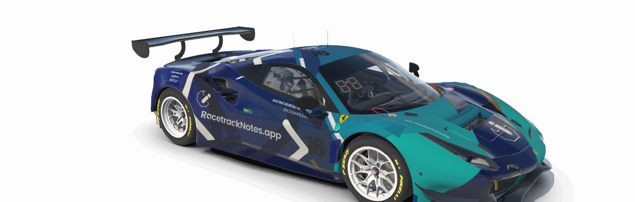 Preview of RacetrackNotes.app official launch livery by Aydincan Ataberk