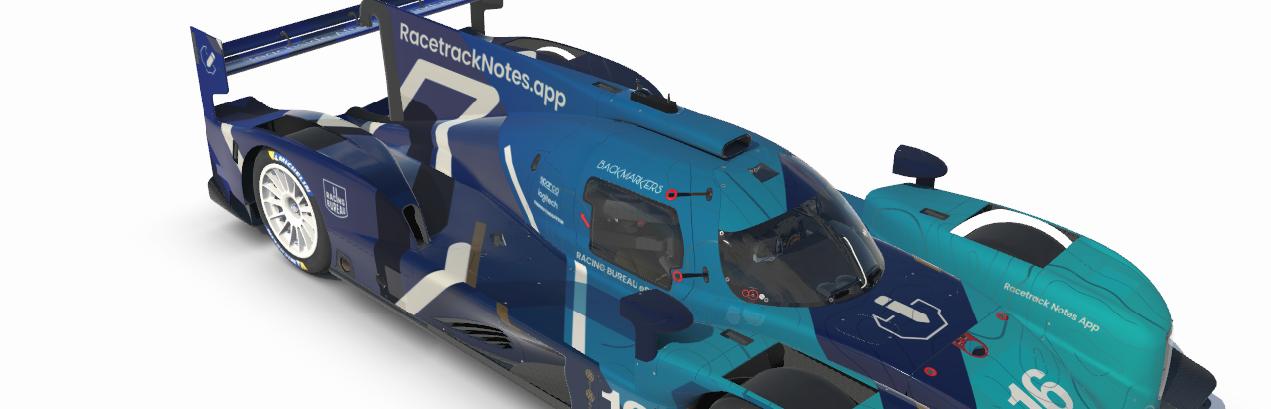 Preview of RacetrackNotes.app official launch livery by Aydincan Ataberk