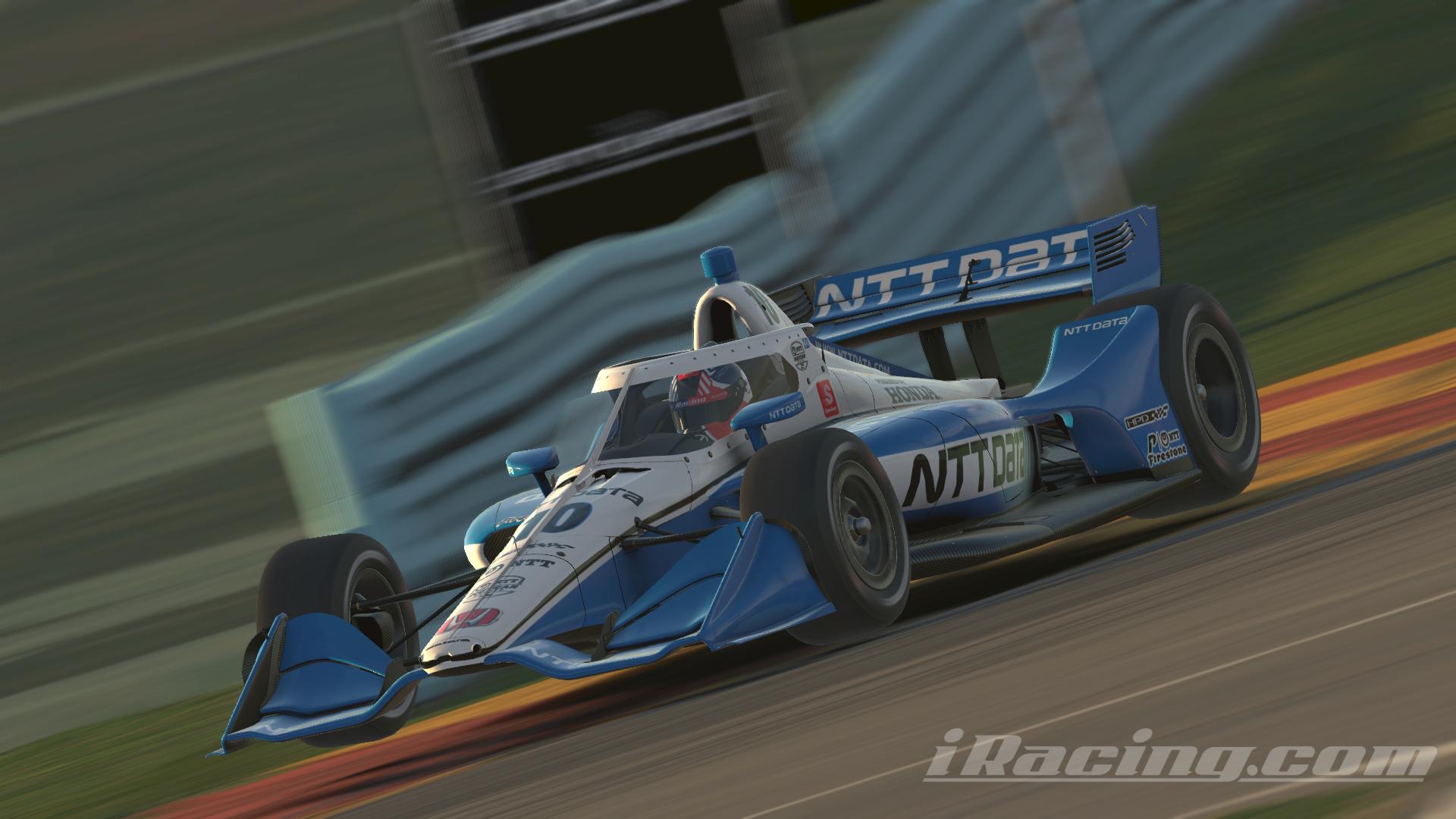Alex Palou Indycar 2022 NTT Data Concept with Numbers by Patrick