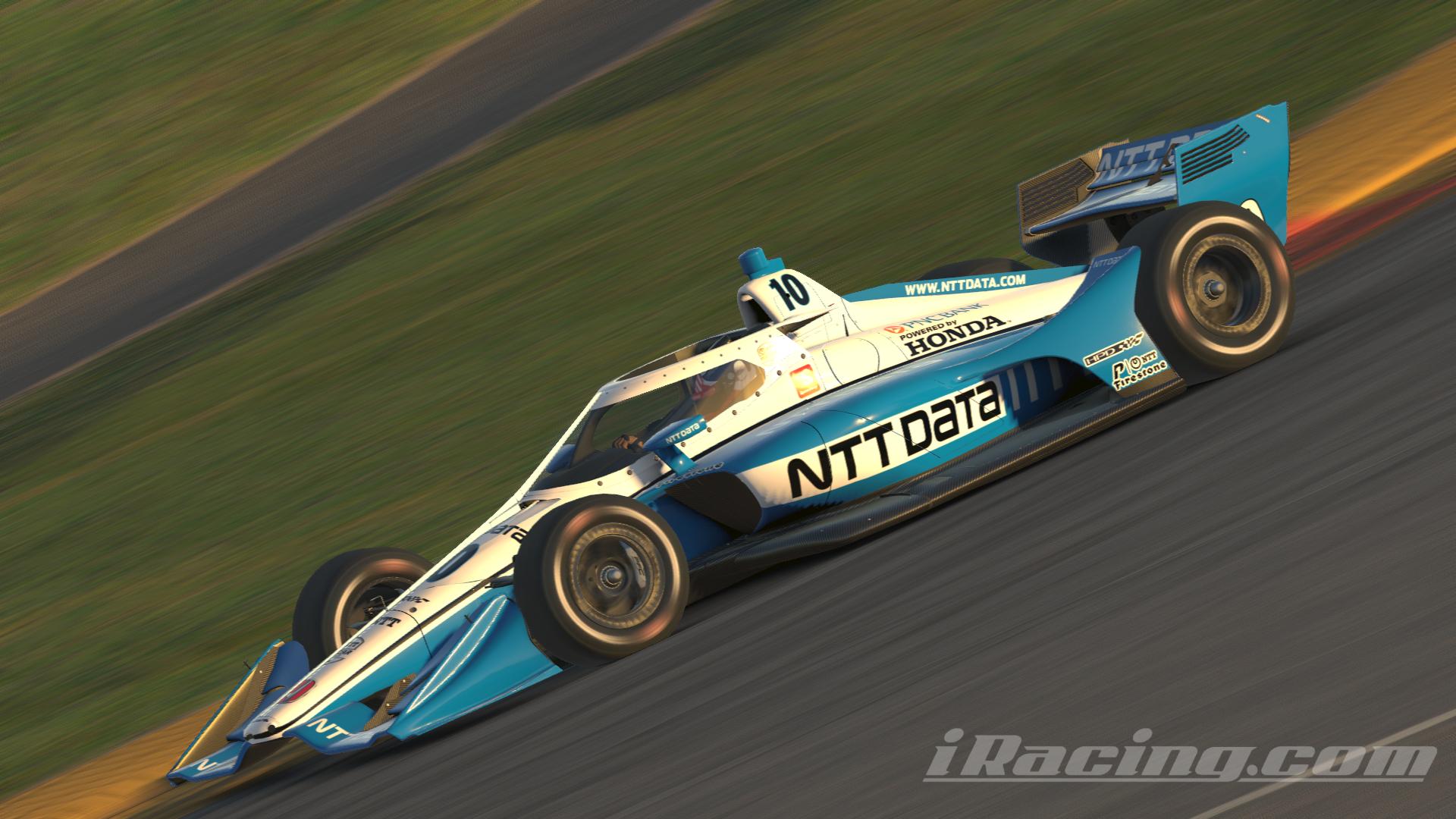 Alex Palou Indycar 2022 NTT Data Concept with Numbers by Patrick
