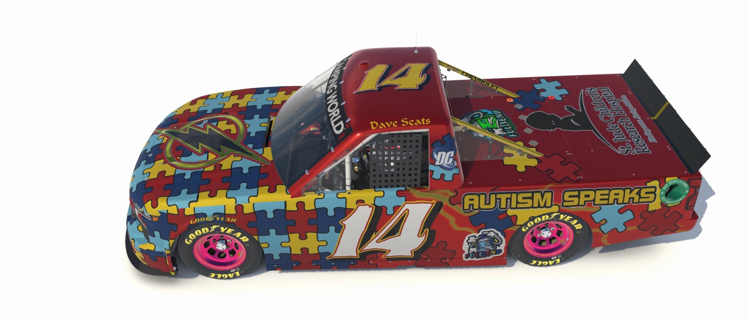 Preview of Autism Speaks Flash Chevy by Jordon DeCola