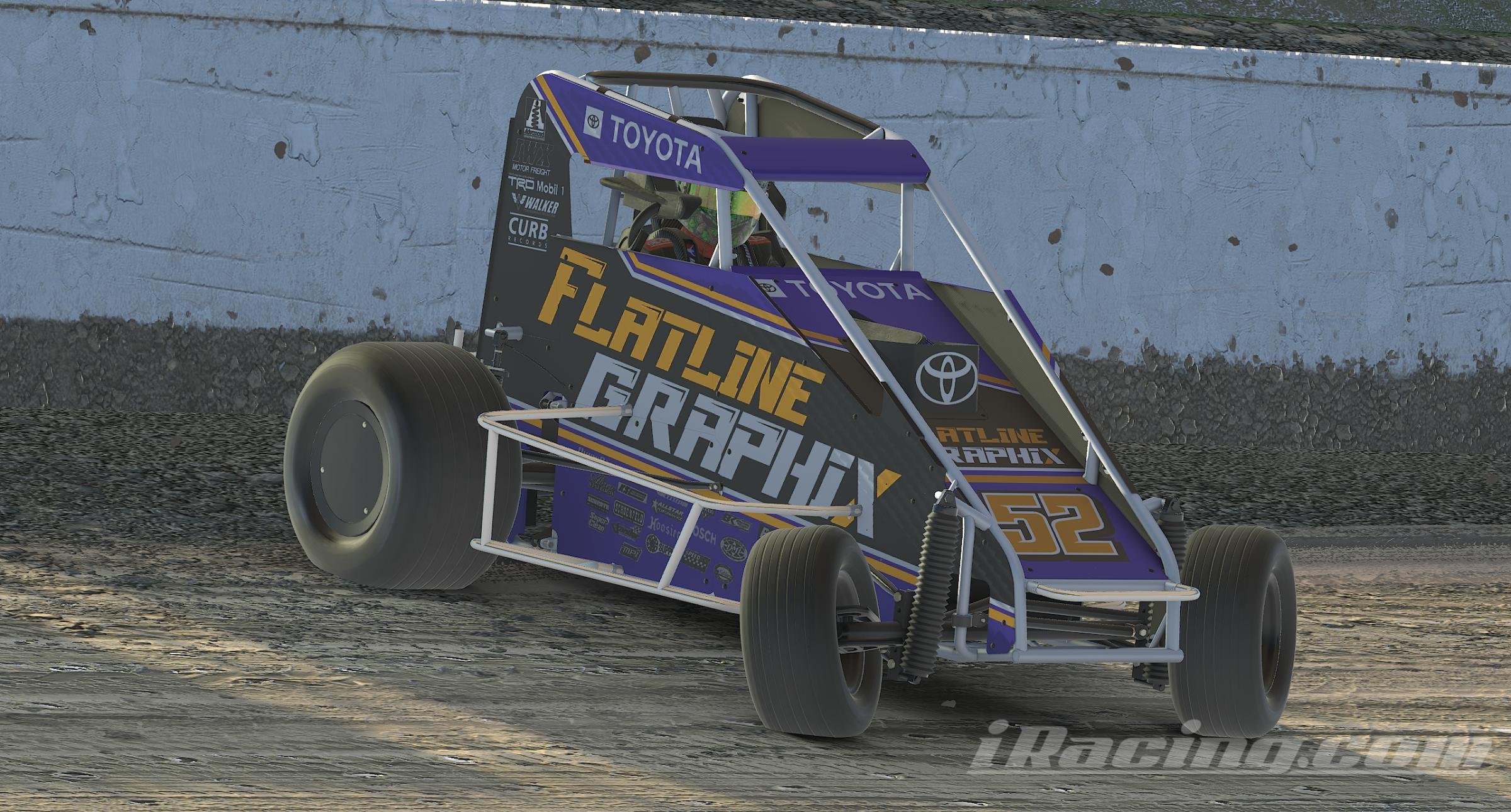 Preview of 2022 Flatline Graphix USAC Midget by Jake Boyer