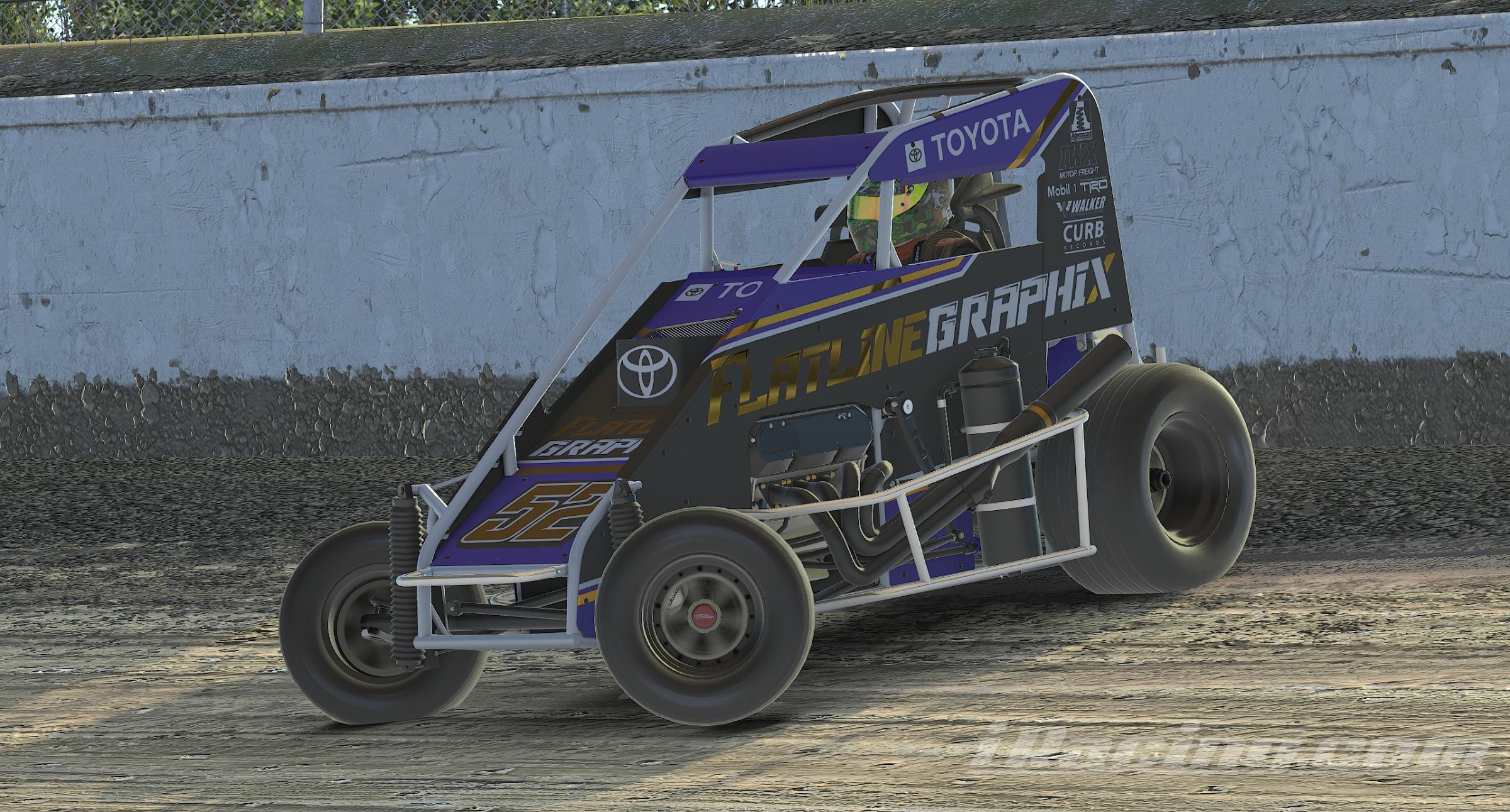 Preview of 2022 Flatline Graphix USAC Midget by Jake Boyer