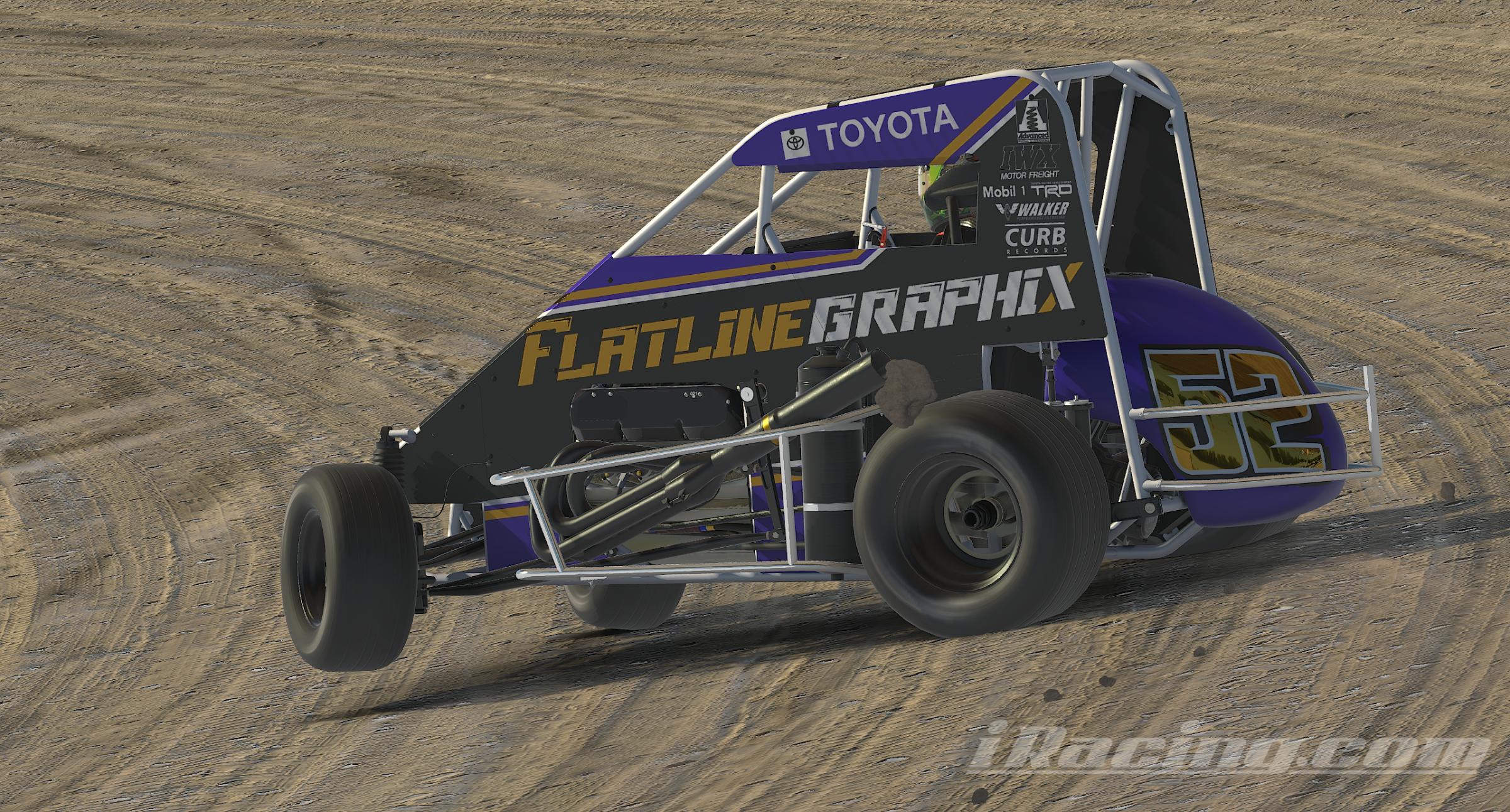 Preview of 2022 Flatline Graphix USAC Midget by Jake Boyer