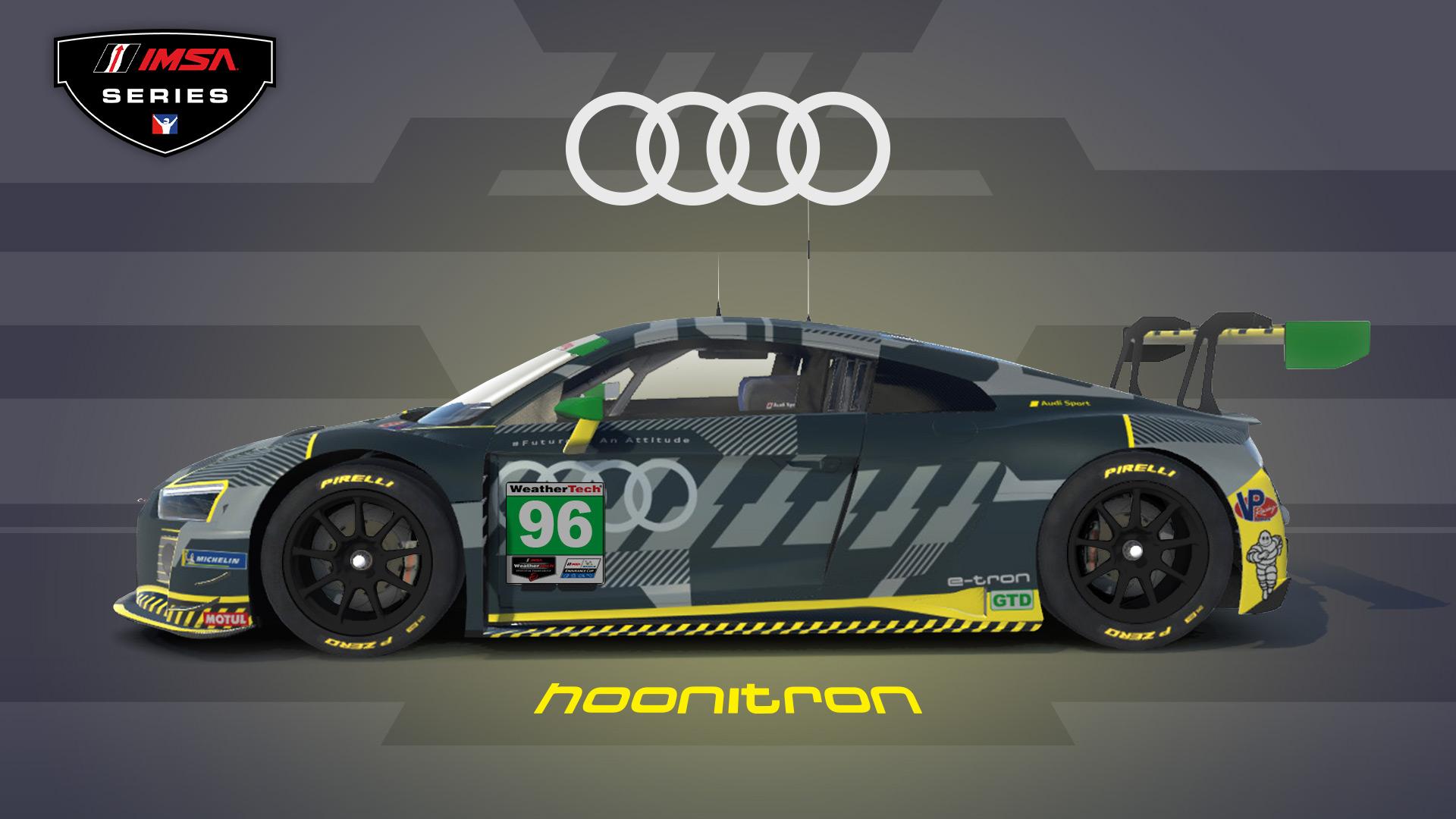 Preview of Hoonitron Audi R8 GT3 | Yellow IMSA by Alex Schmurtz