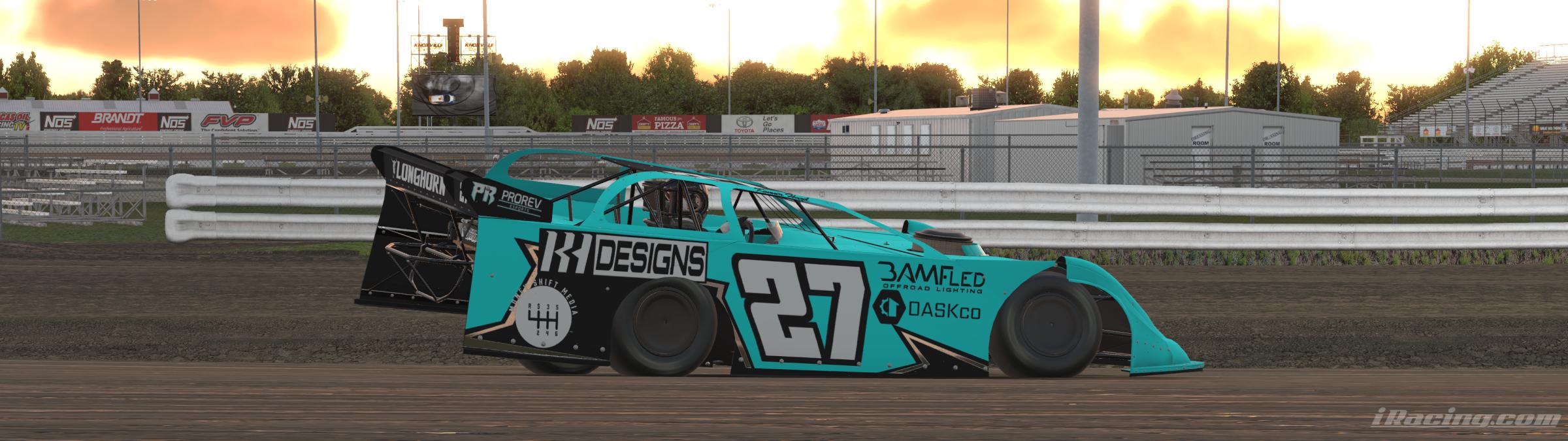 Preview of #27 KH Designs 2022 Dirt Late Model by Konner Hazel