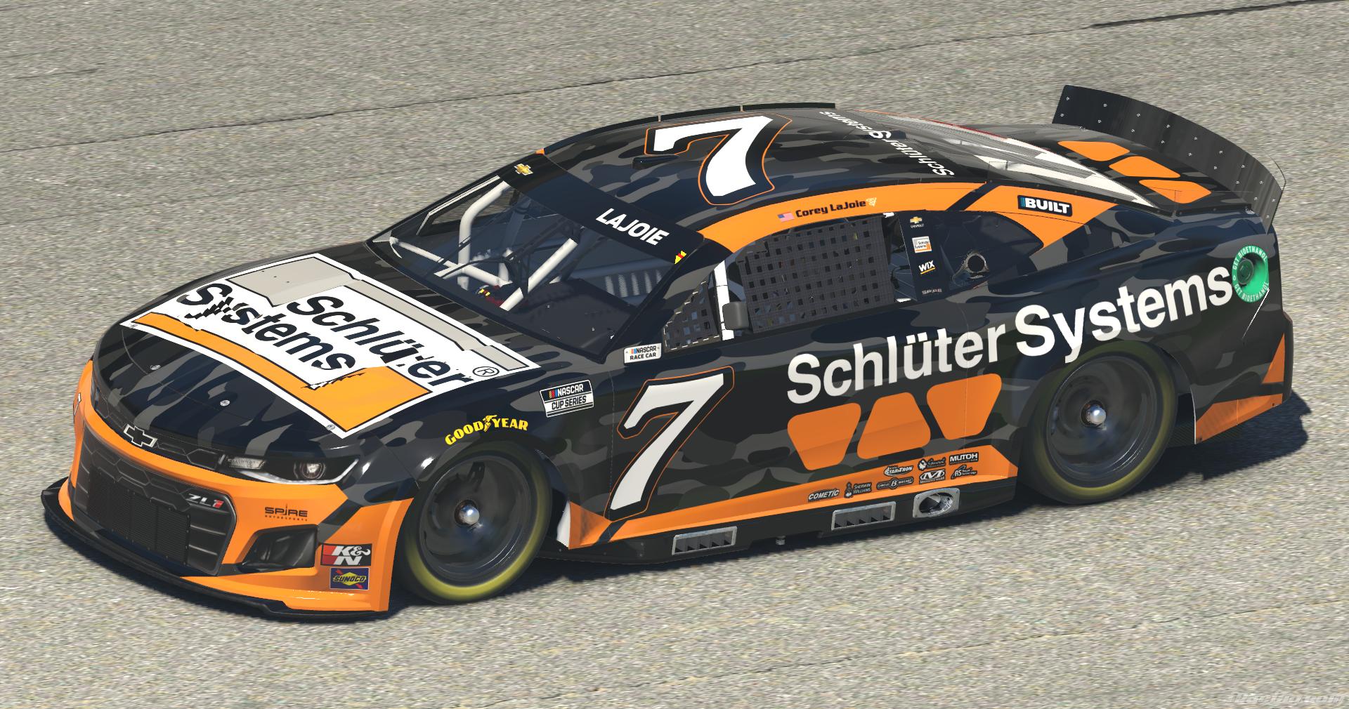 Preview of 2022 Corey LaJoie Schulter Systems Camaro by Ben Horton