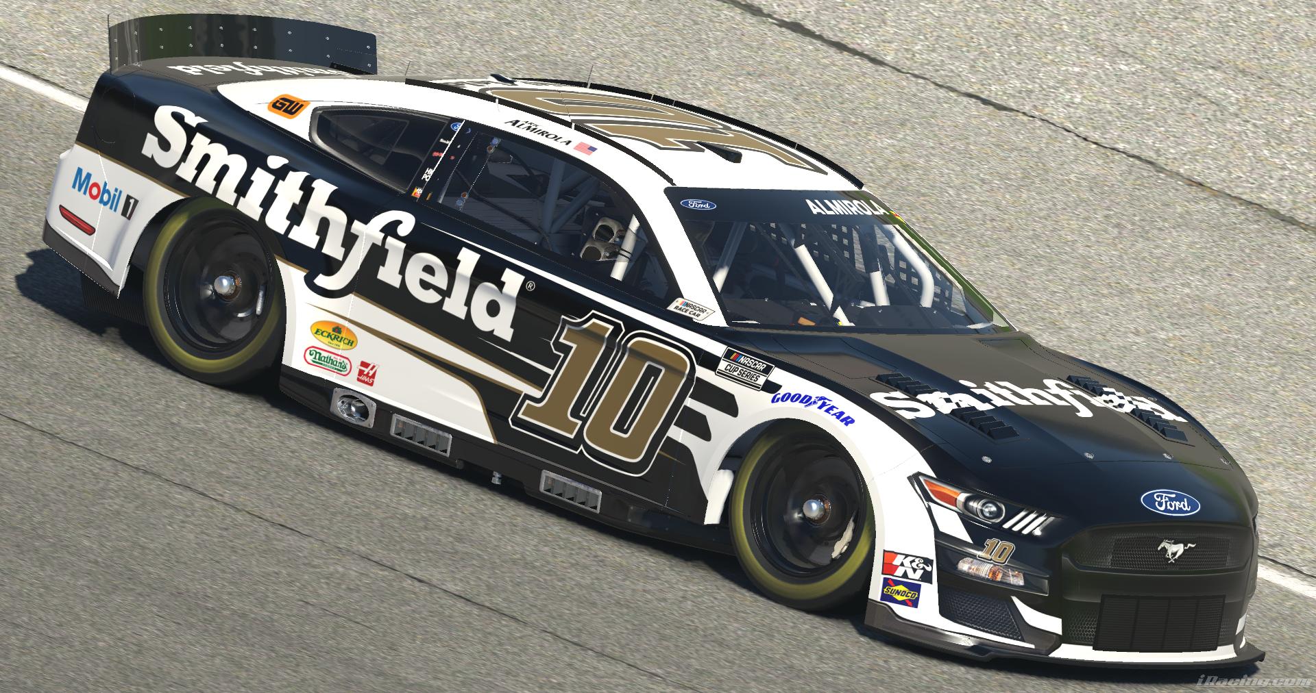 Preview of 2022 Aric Almirola Smithfield Mustang by Ben Horton