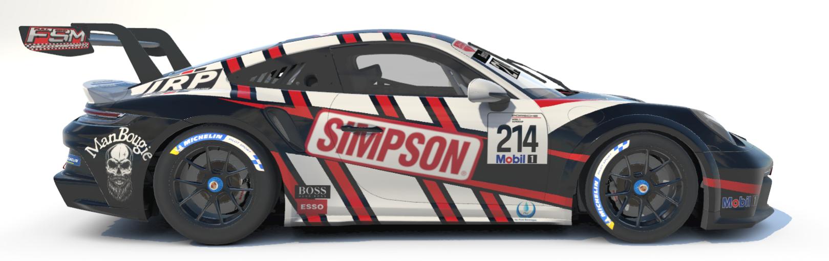 Preview of Fullsend Motorsport - Simpson sponsored livery by Wade Benson