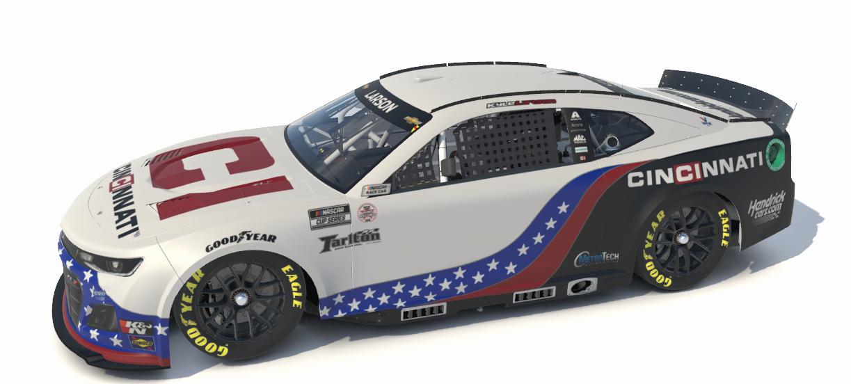 Preview of Kyle Larson Cincinnati Chevrolet Camaro Next Gen  by Gavin Newton
