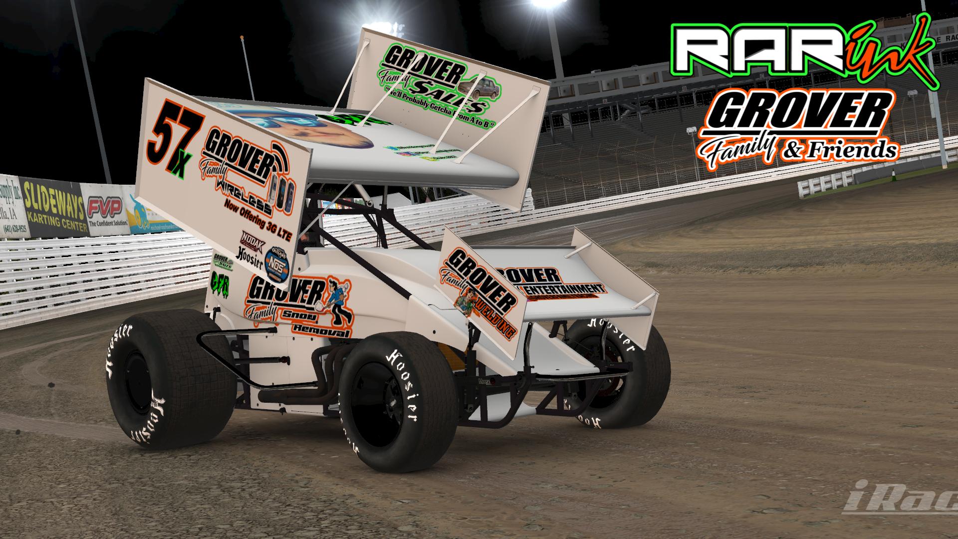 Grover Family Wireless Sprint car by Brady Rarick - Trading Paints
