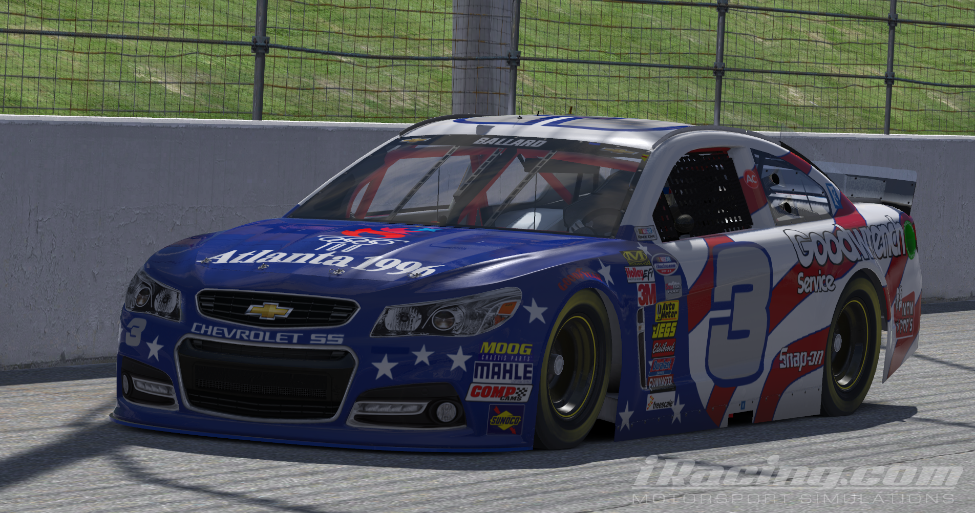 Preview of Dale Earnhardt 1996 Olympic Scheme by Matt Ballard