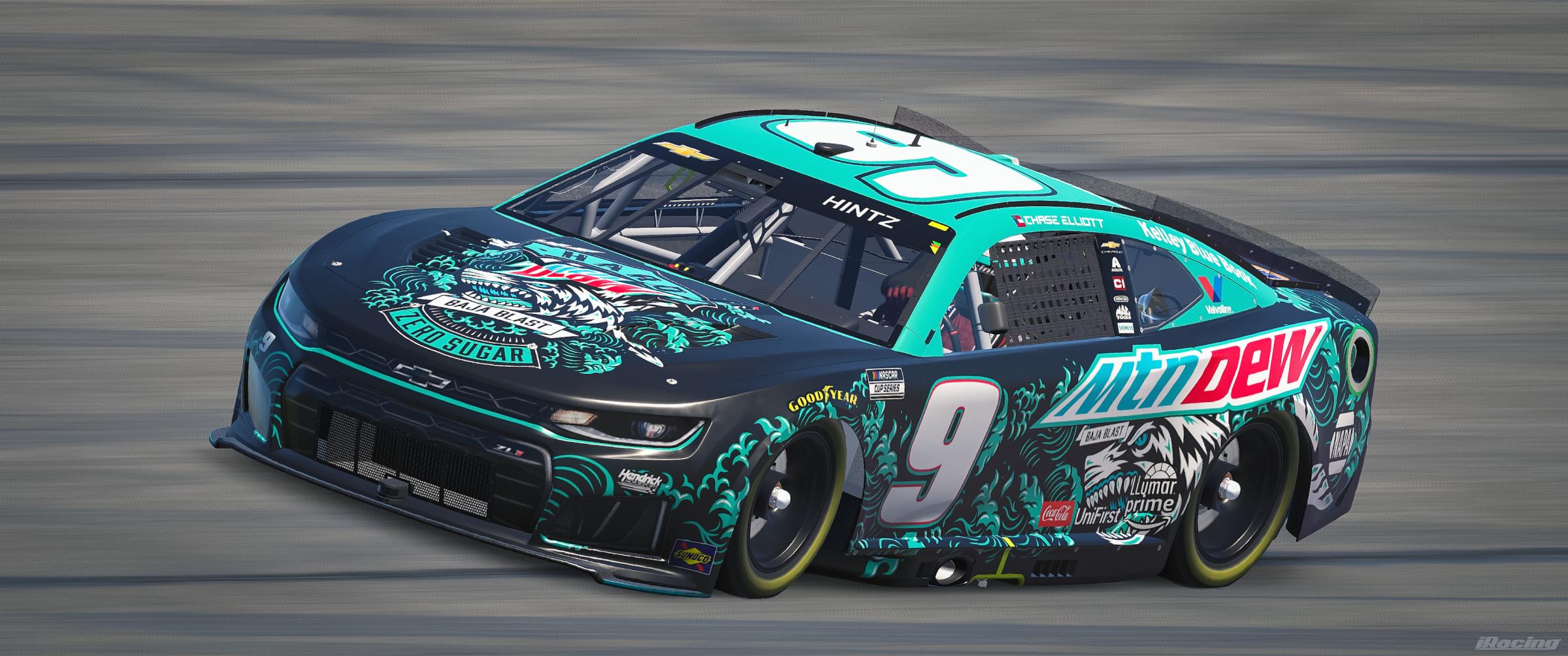Preview of 2026* Chase Elliott Mountain Dew Hard Baja Blast (SIM-STAMP) by Alan H.